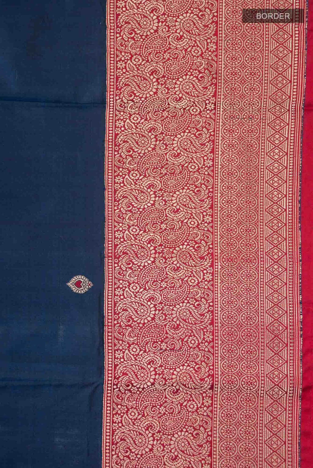 Blue Banarasi Katan Silk Saree