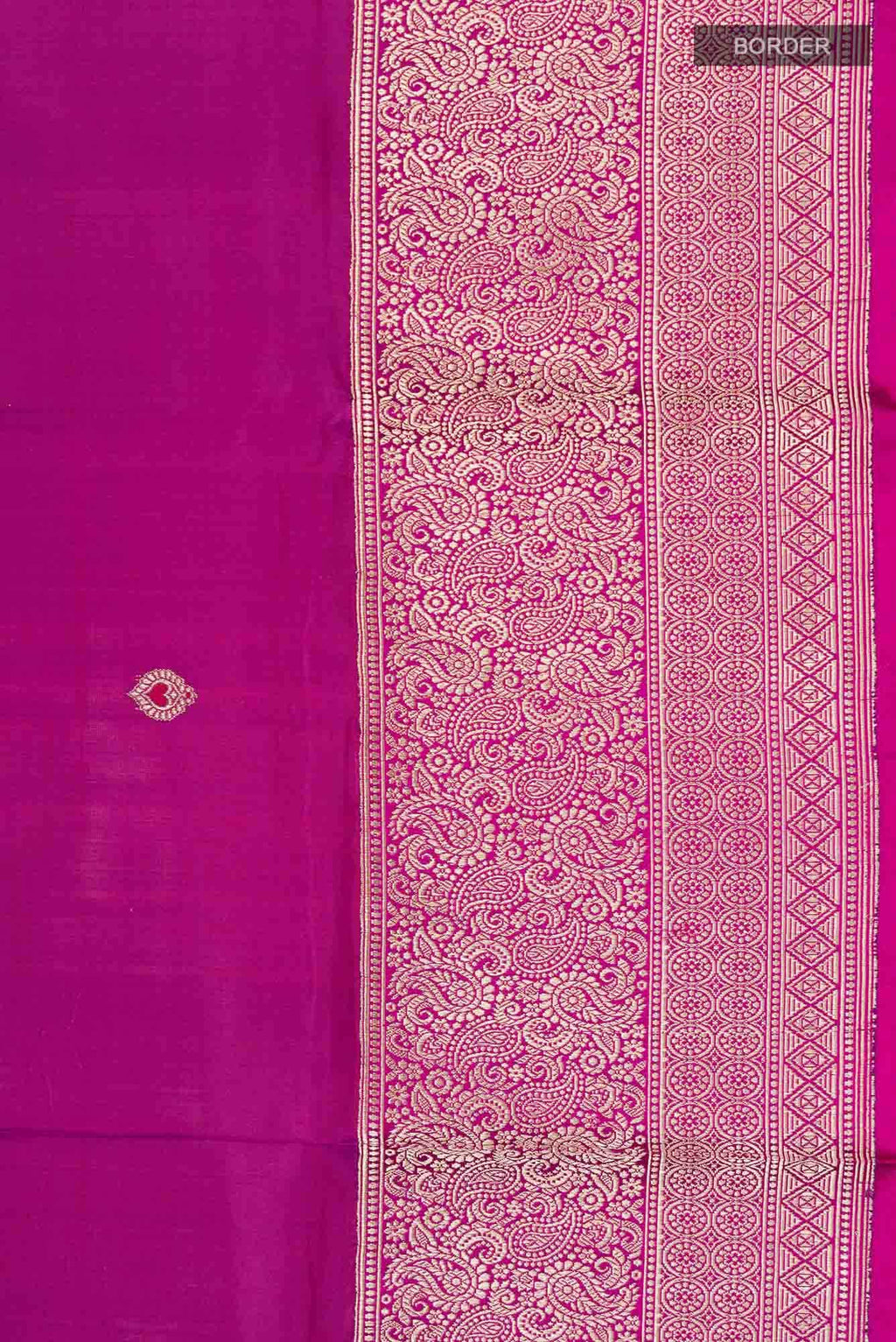 Magenta Banarasi Katan Silk Saree