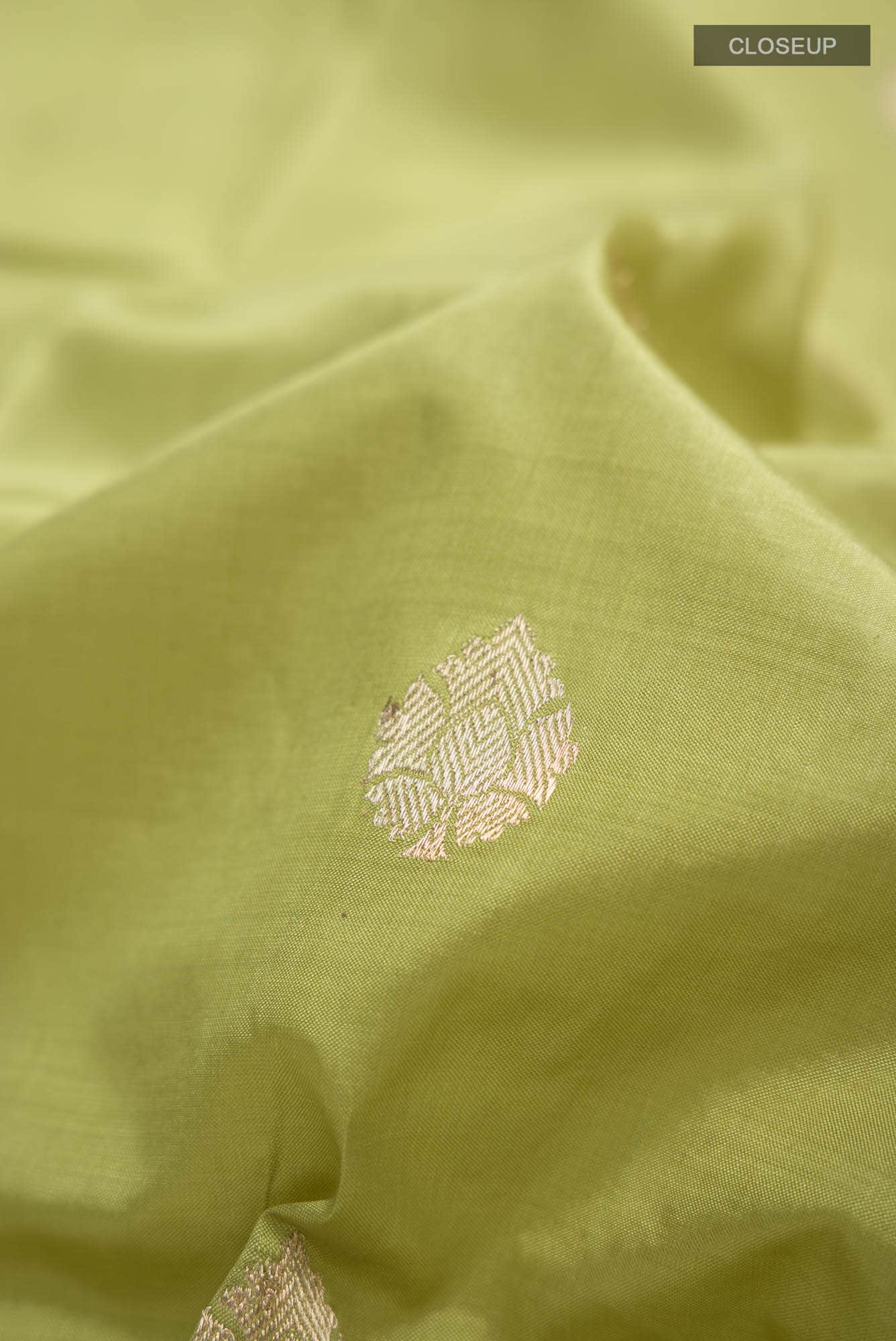 Green Banarasi Katan Silk Saree