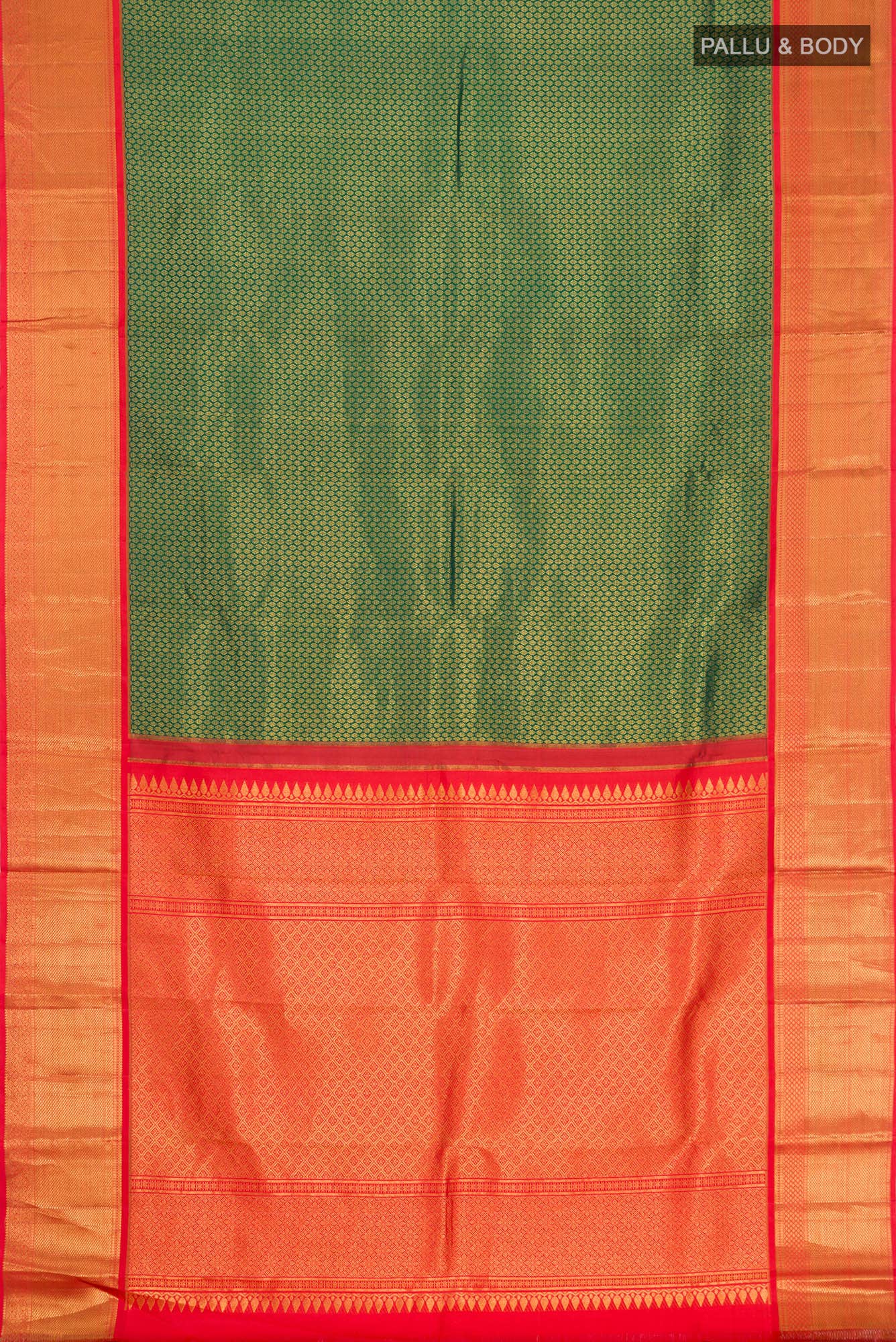 Green Kanchipuram Silk Saree