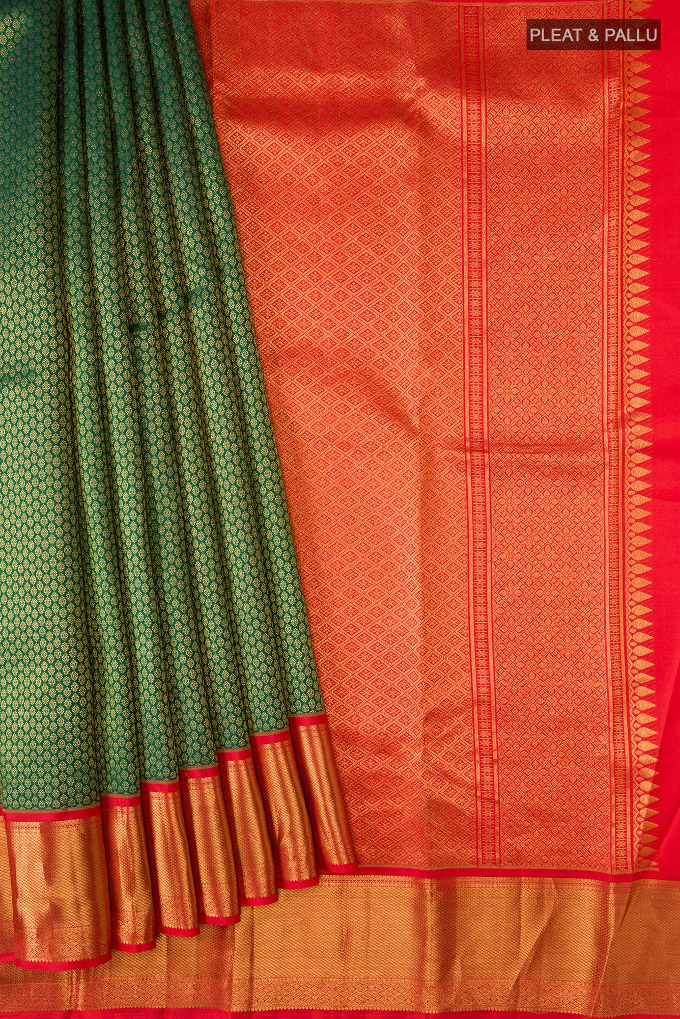 Green Kanchipuram Silk Saree