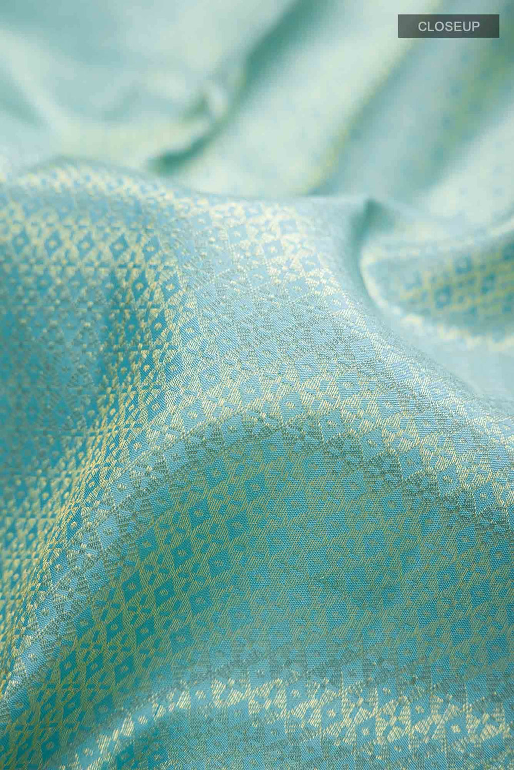 Blue Kanchipuram Silk Saree