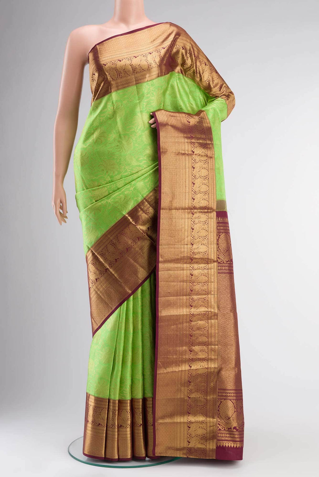 Green Kanchipuram Silk Saree