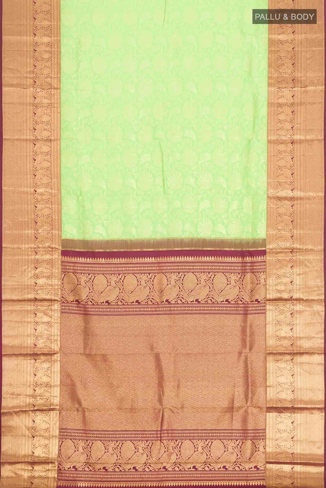 Green Kanchipuram Silk Saree