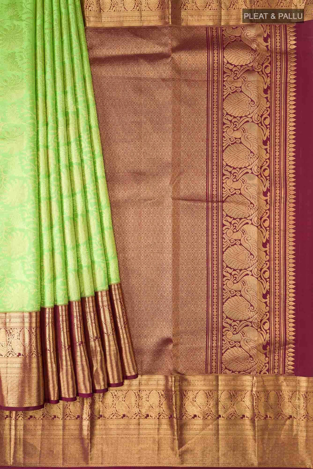 Green Kanchipuram Silk Saree