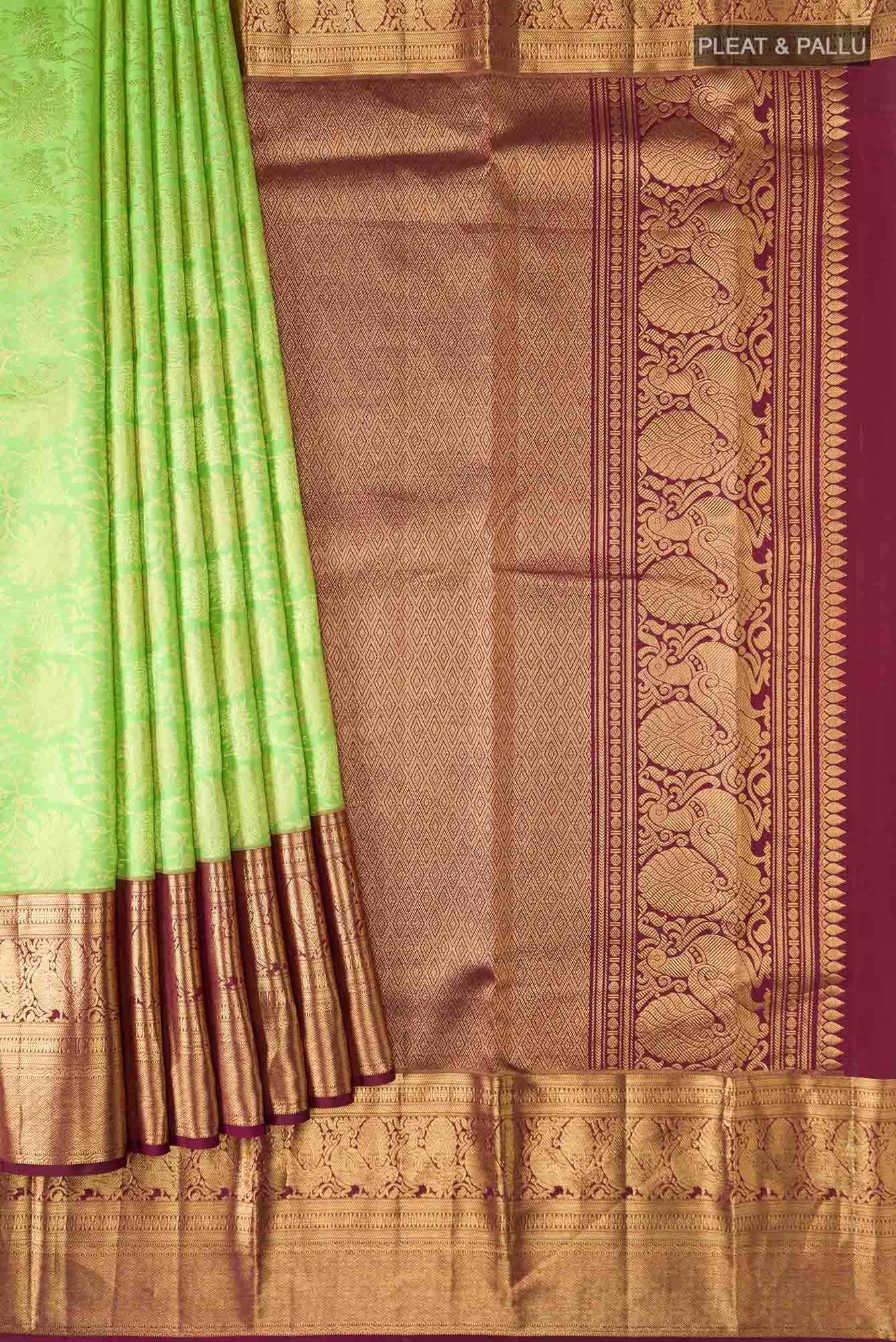 Green Kanchipuram Silk Saree
