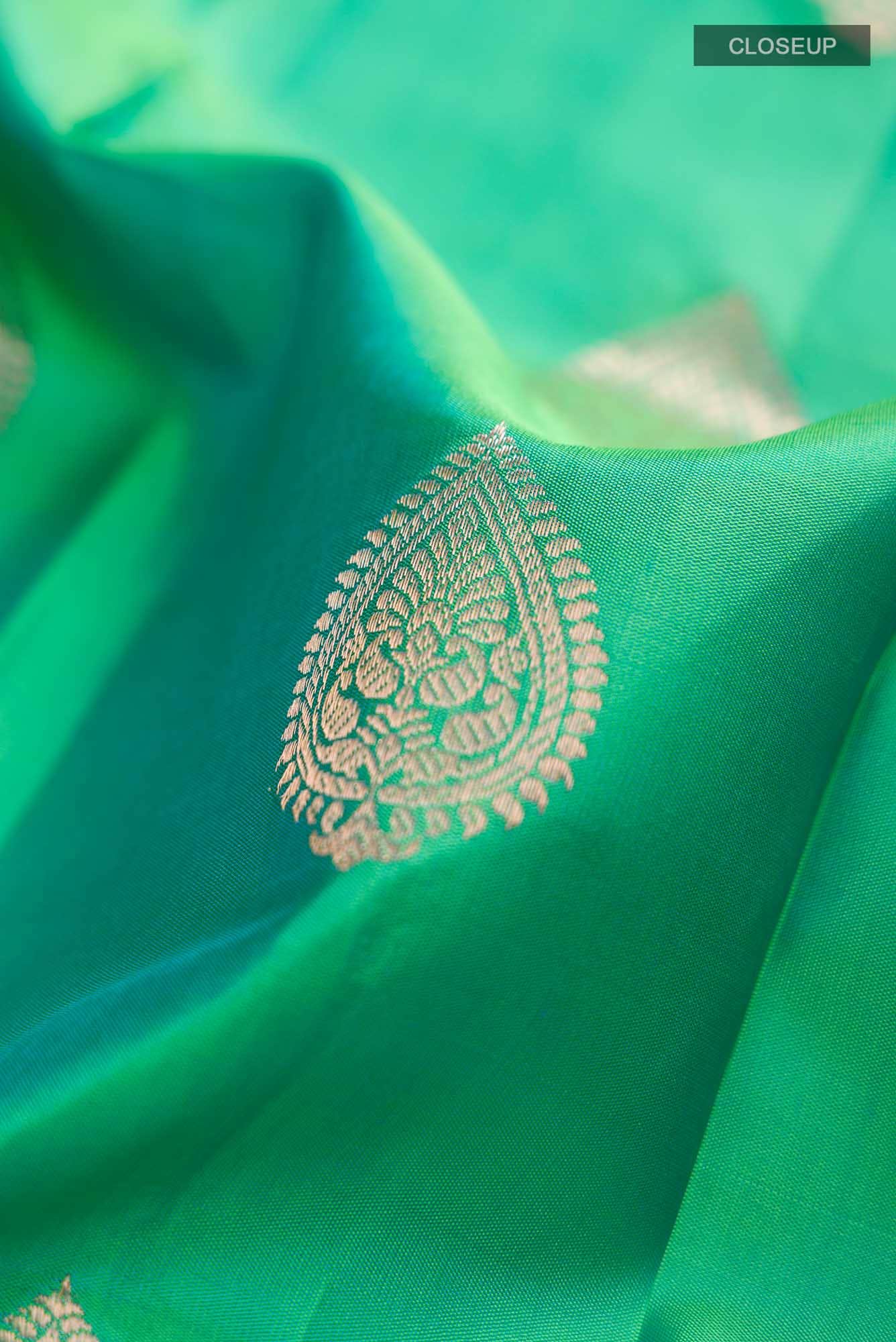 Green Kanchipuram Silk Saree