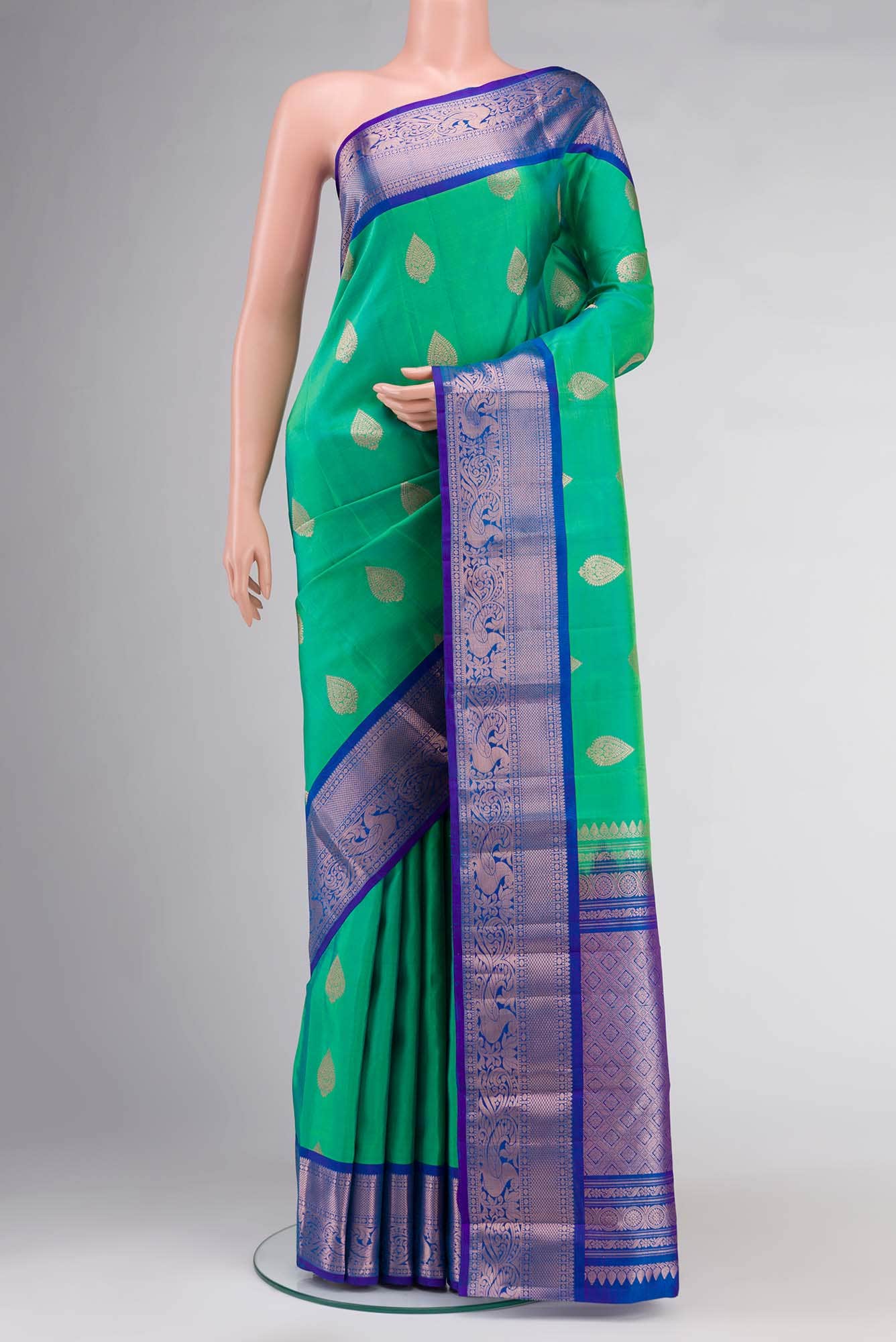 Green Kanchipuram Silk Saree