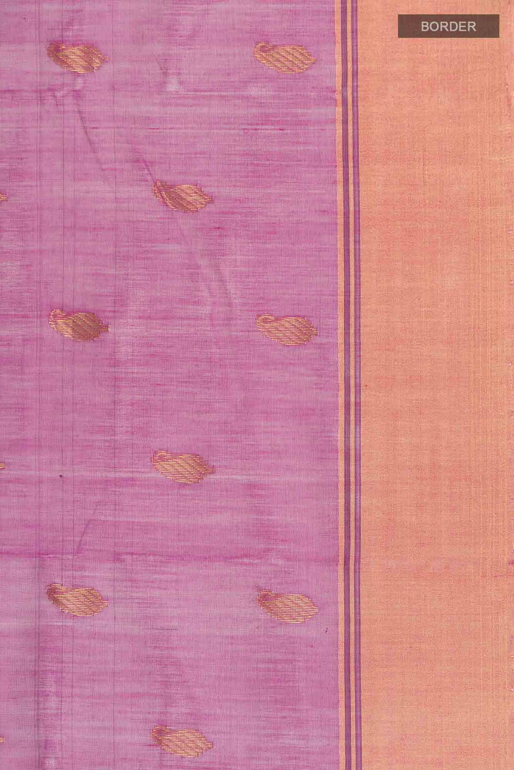 Light Magenta Chanderi Silk Cotton Saree