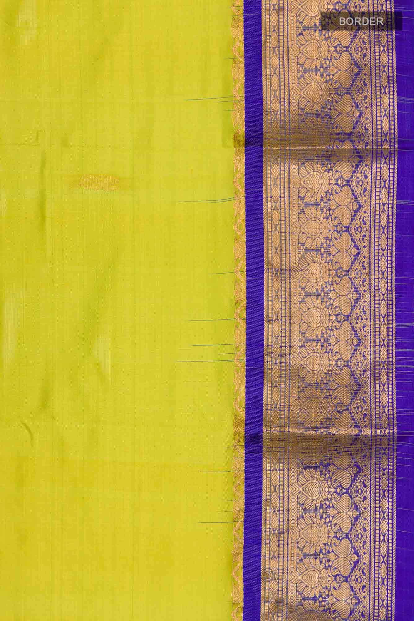 Green Bangalore Silk Saree