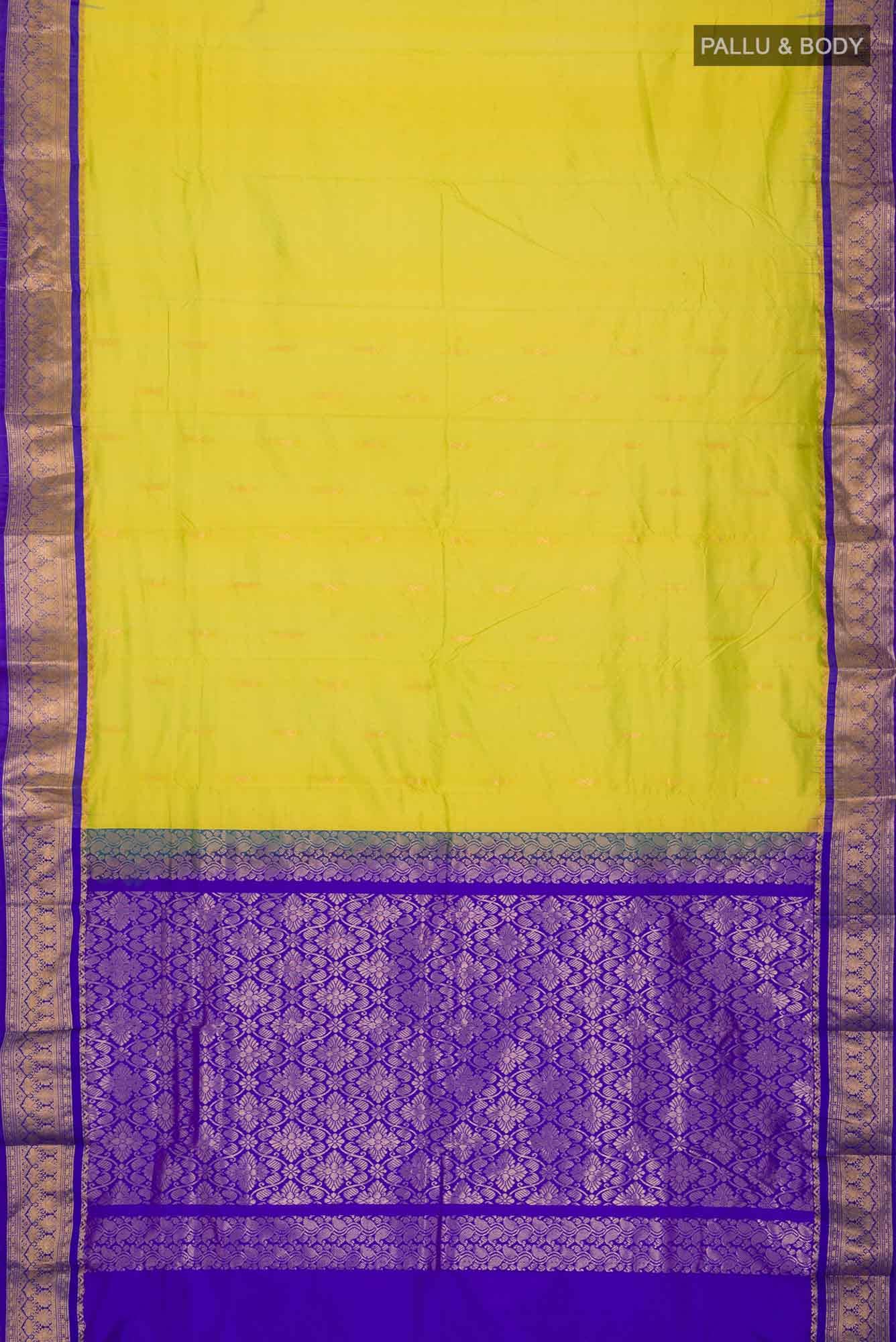 Green Bangalore Silk Saree