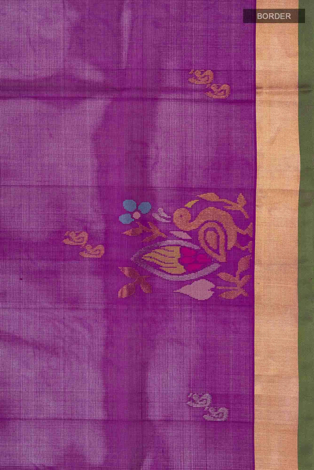 Purple Uppada Silk Saree