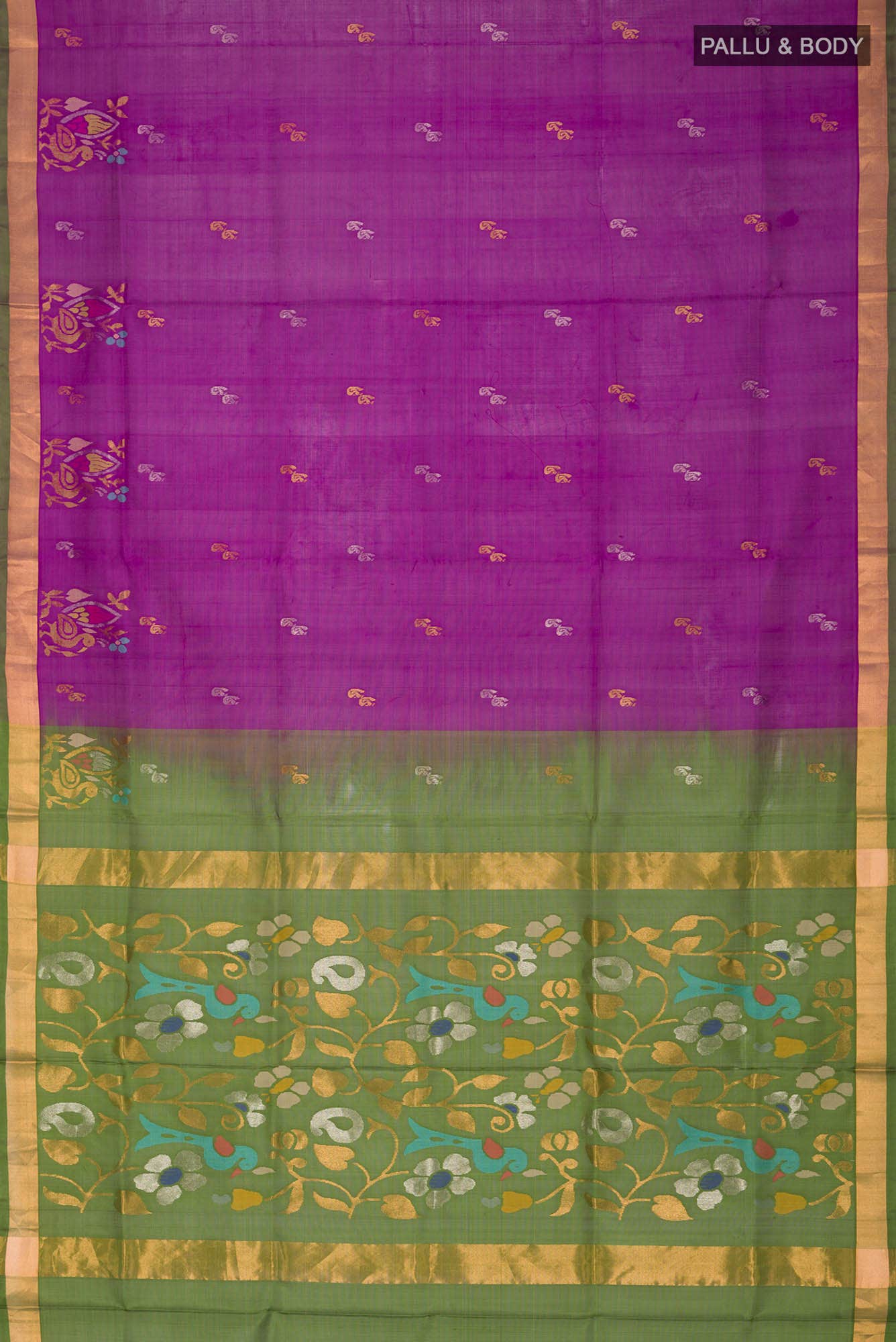 Purple Uppada Silk Saree