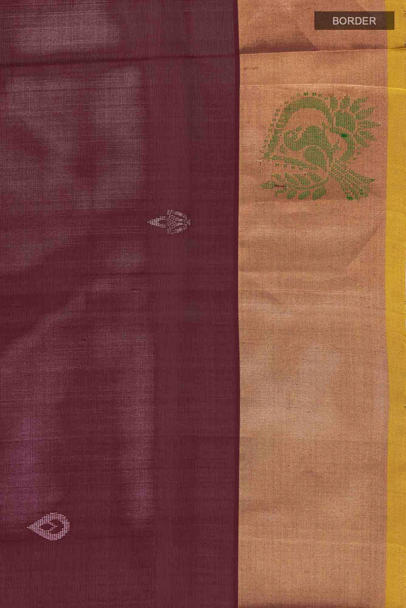 Brown Uppada Silk Saree