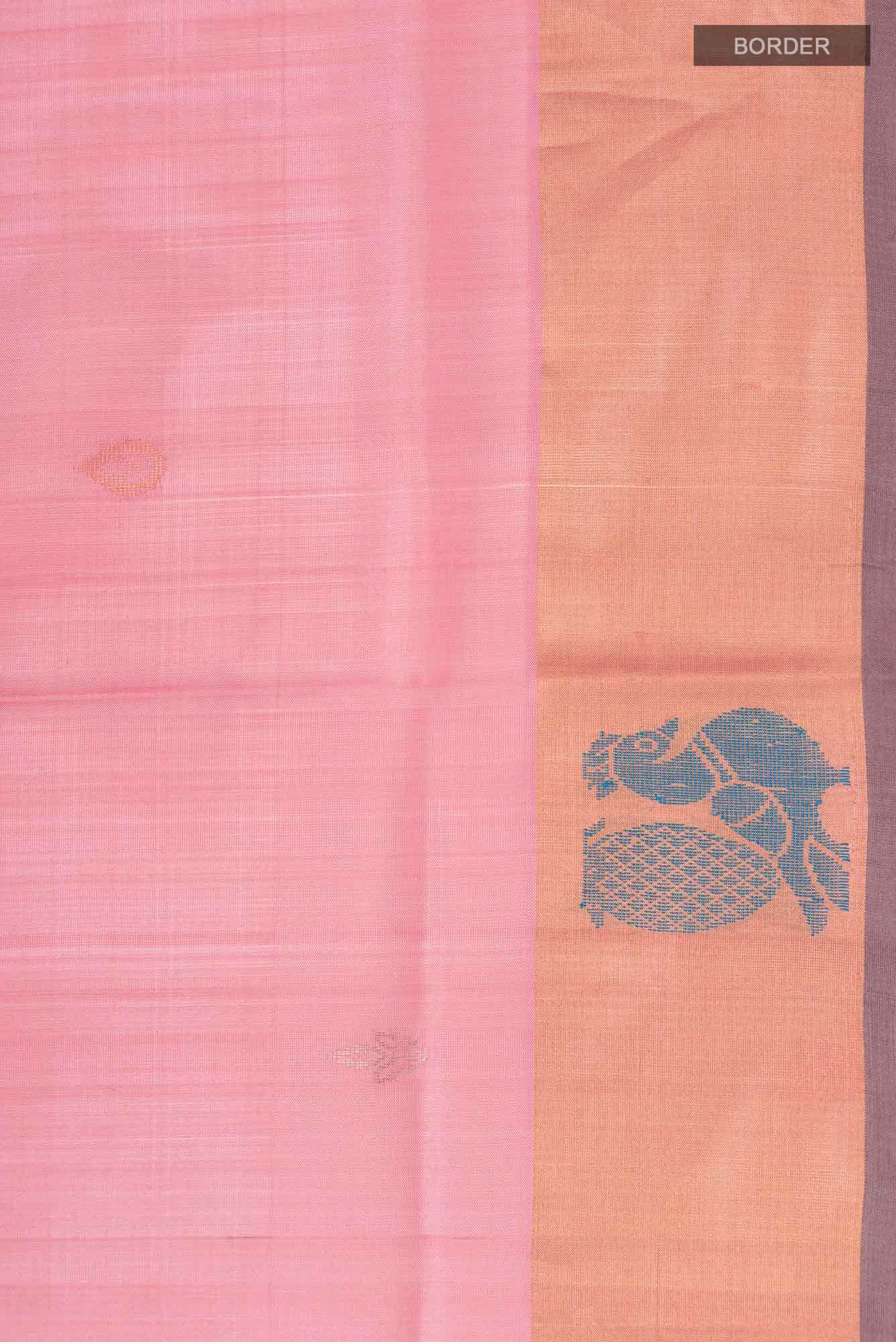 Coral Uppada Silk Saree
