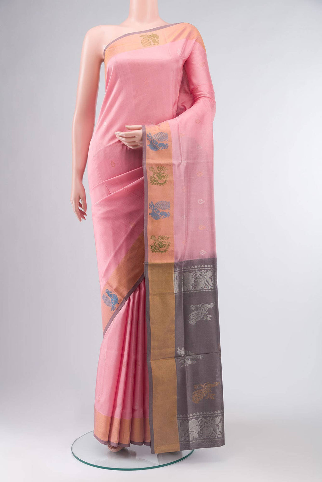 Coral Uppada Silk Saree