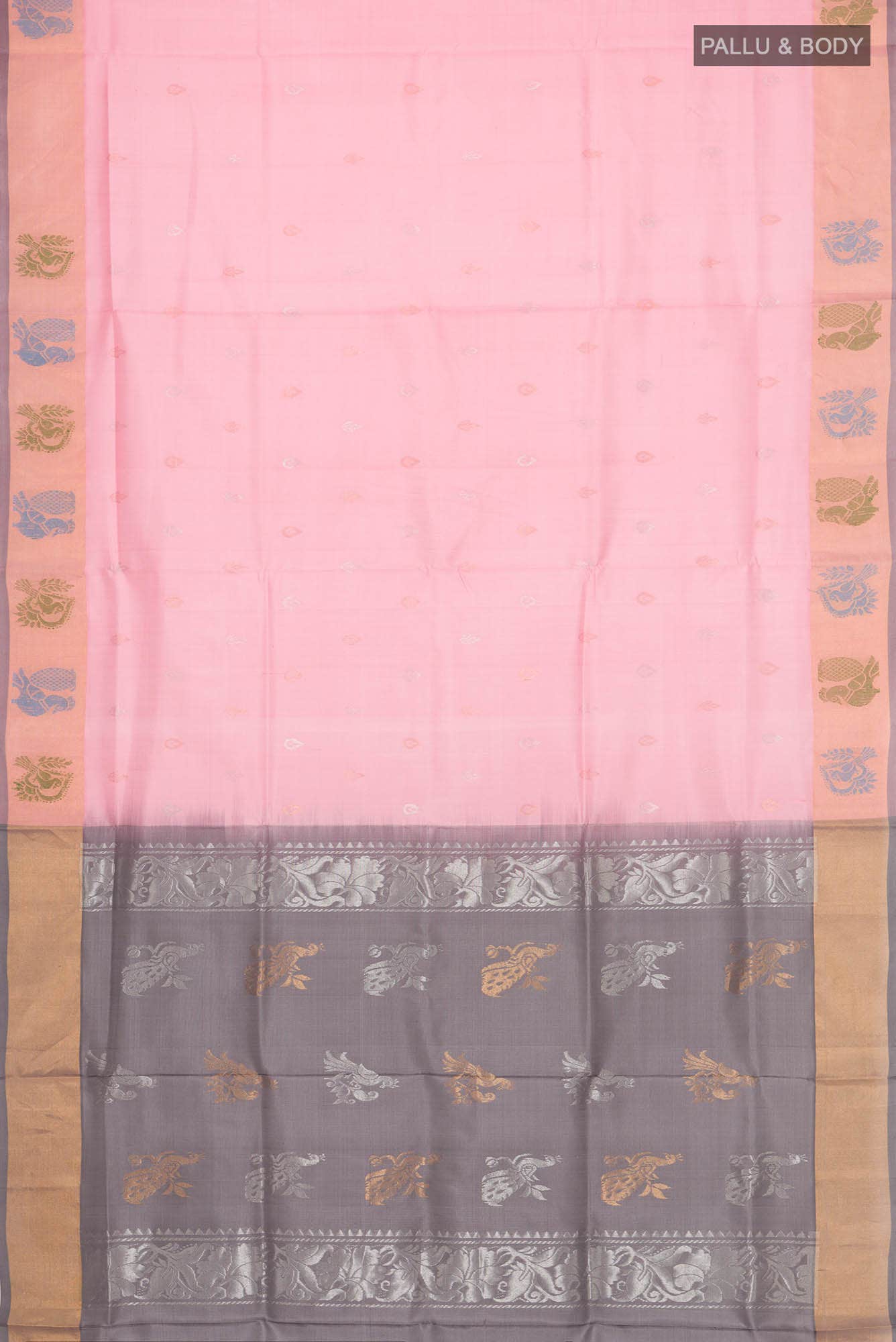 Coral Uppada Silk Saree