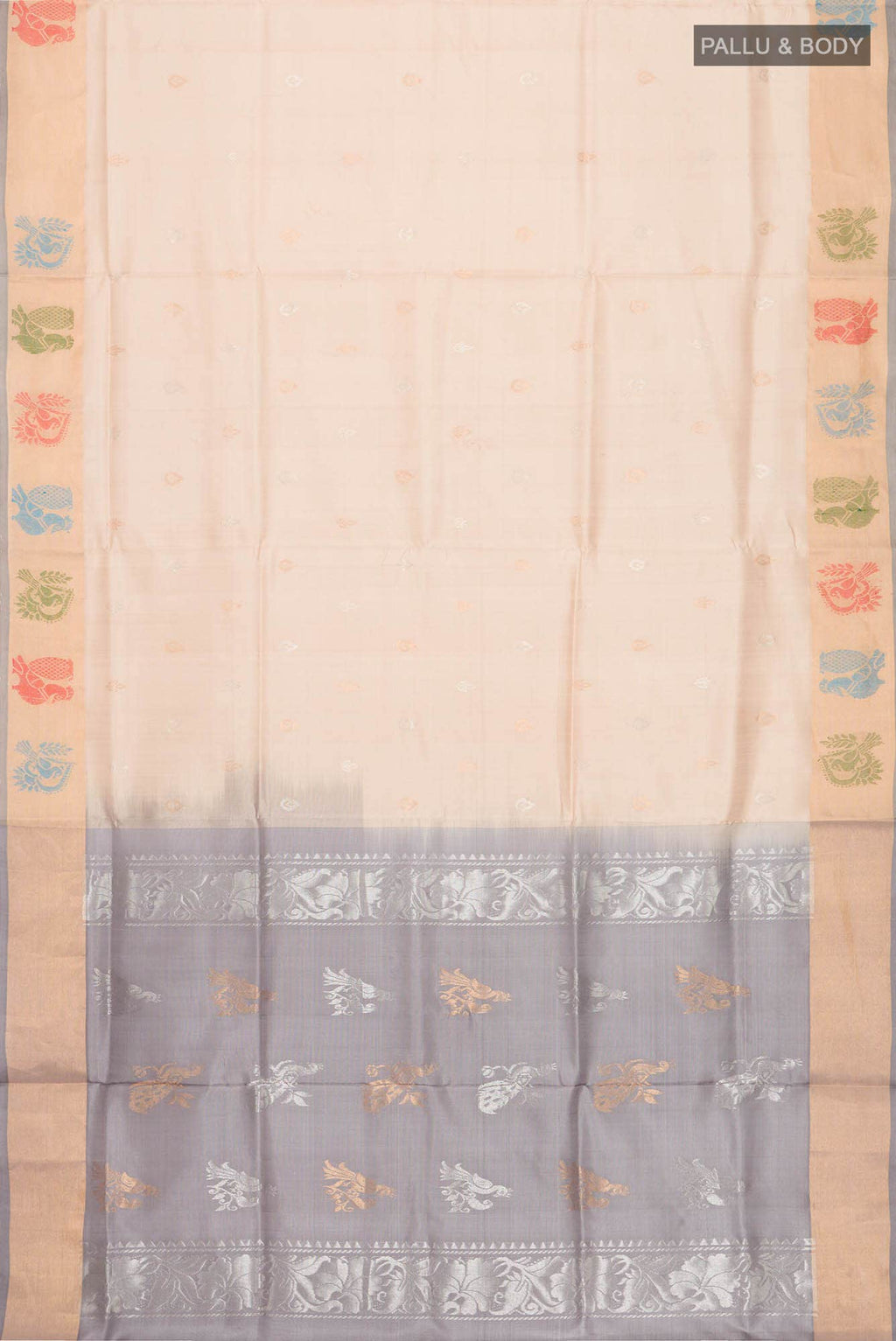 Beige Uppada Silk Saree
