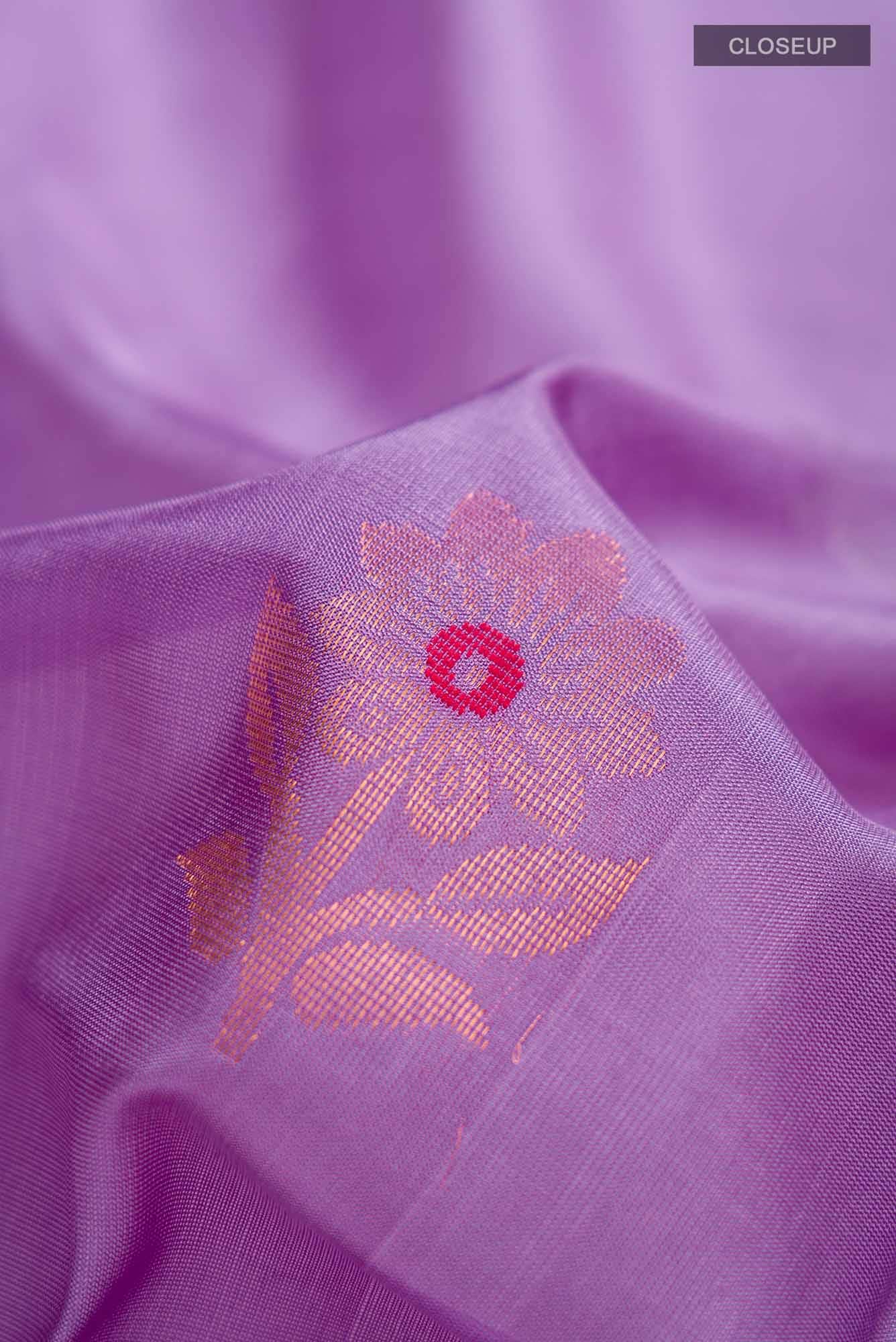 Lavender Uppada Silk Saree