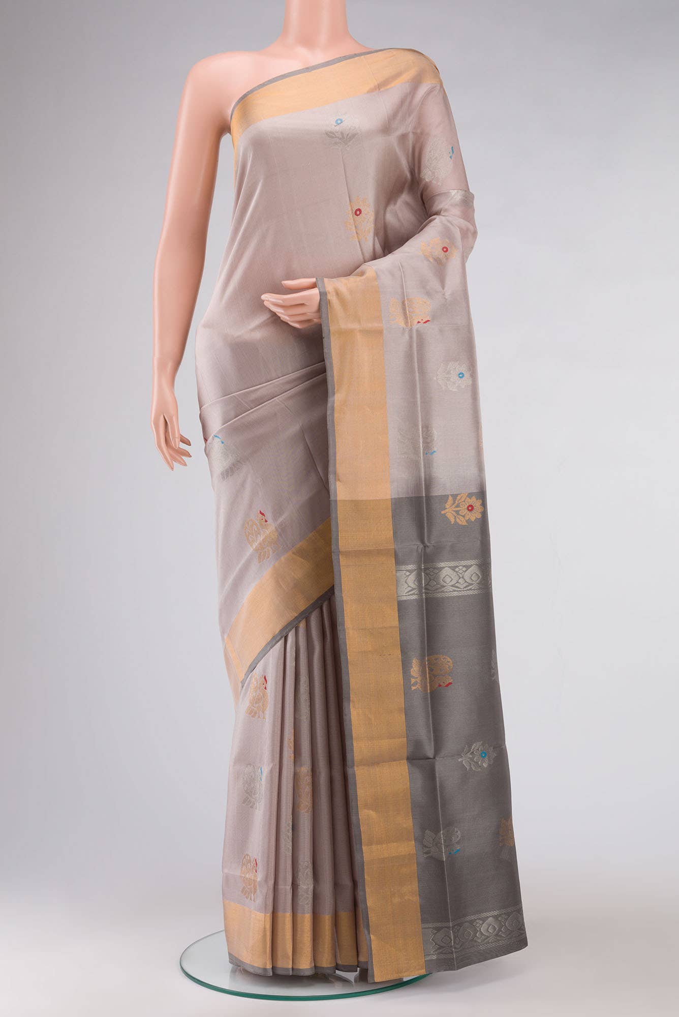 Mauve Uppada Silk Saree