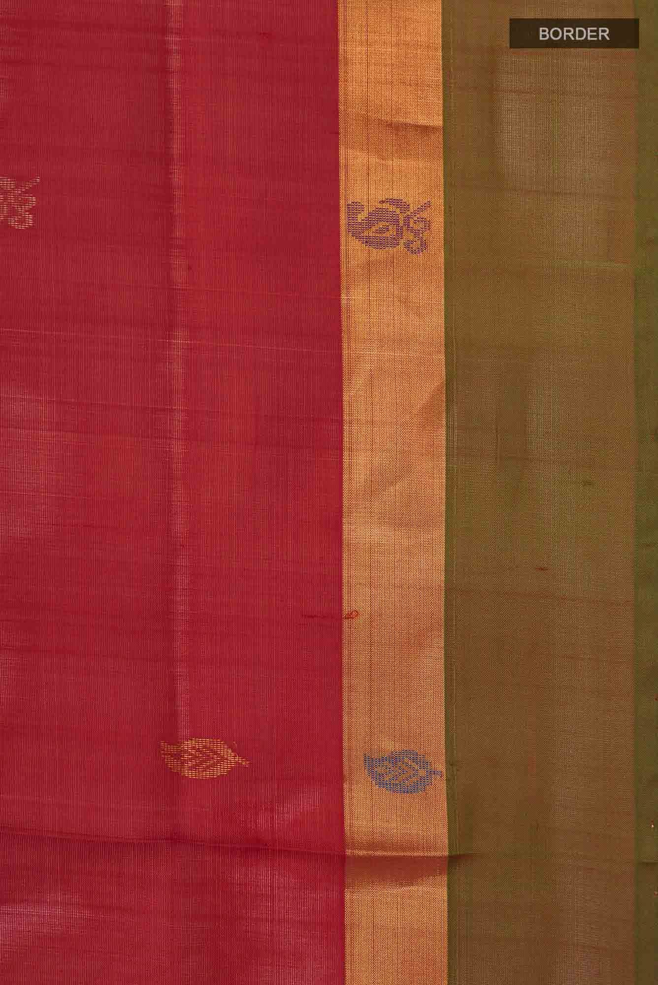 Red Uppada Silk Saree