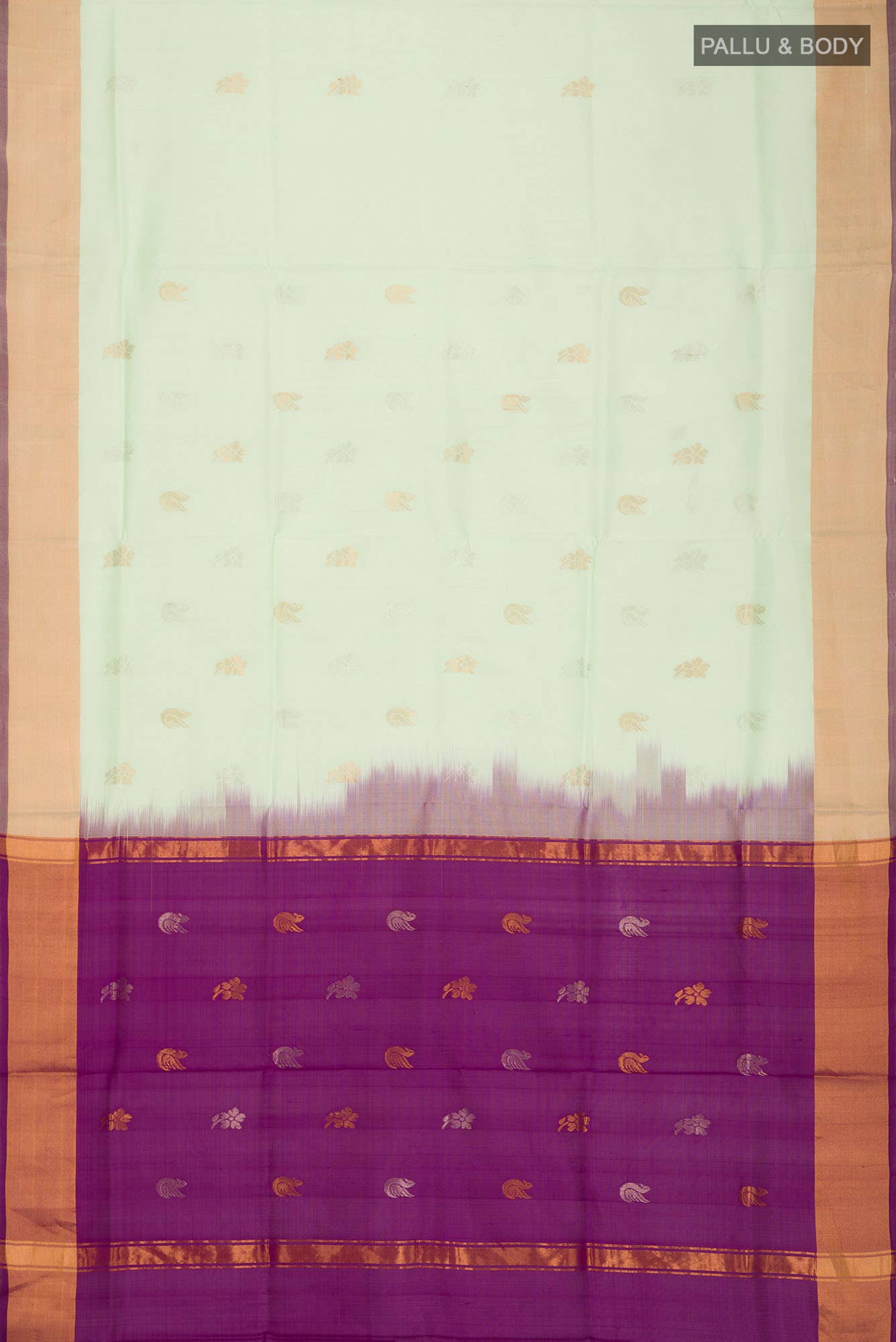 Mint Green Uppada Silk Saree