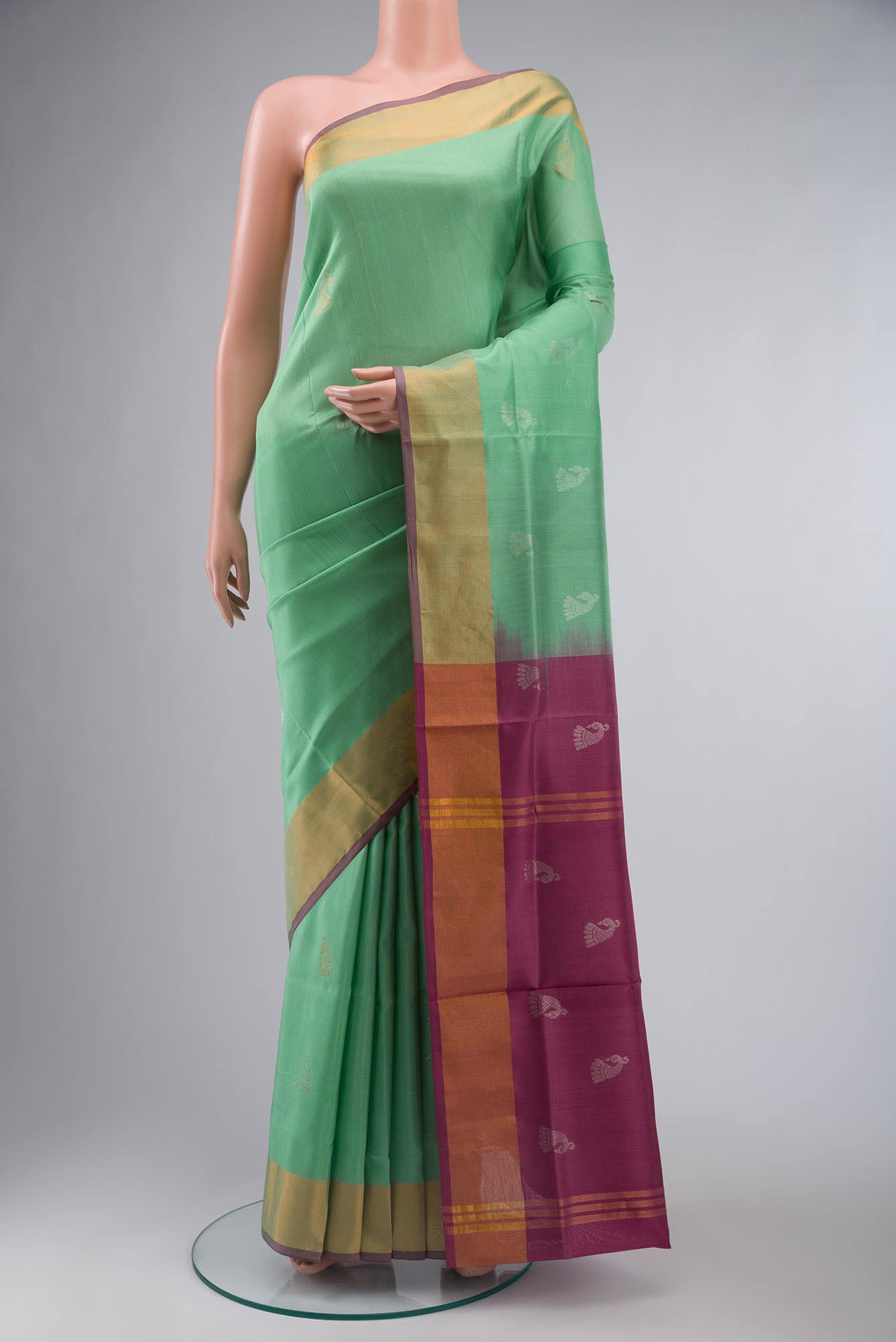 Green Uppada Silk Saree
