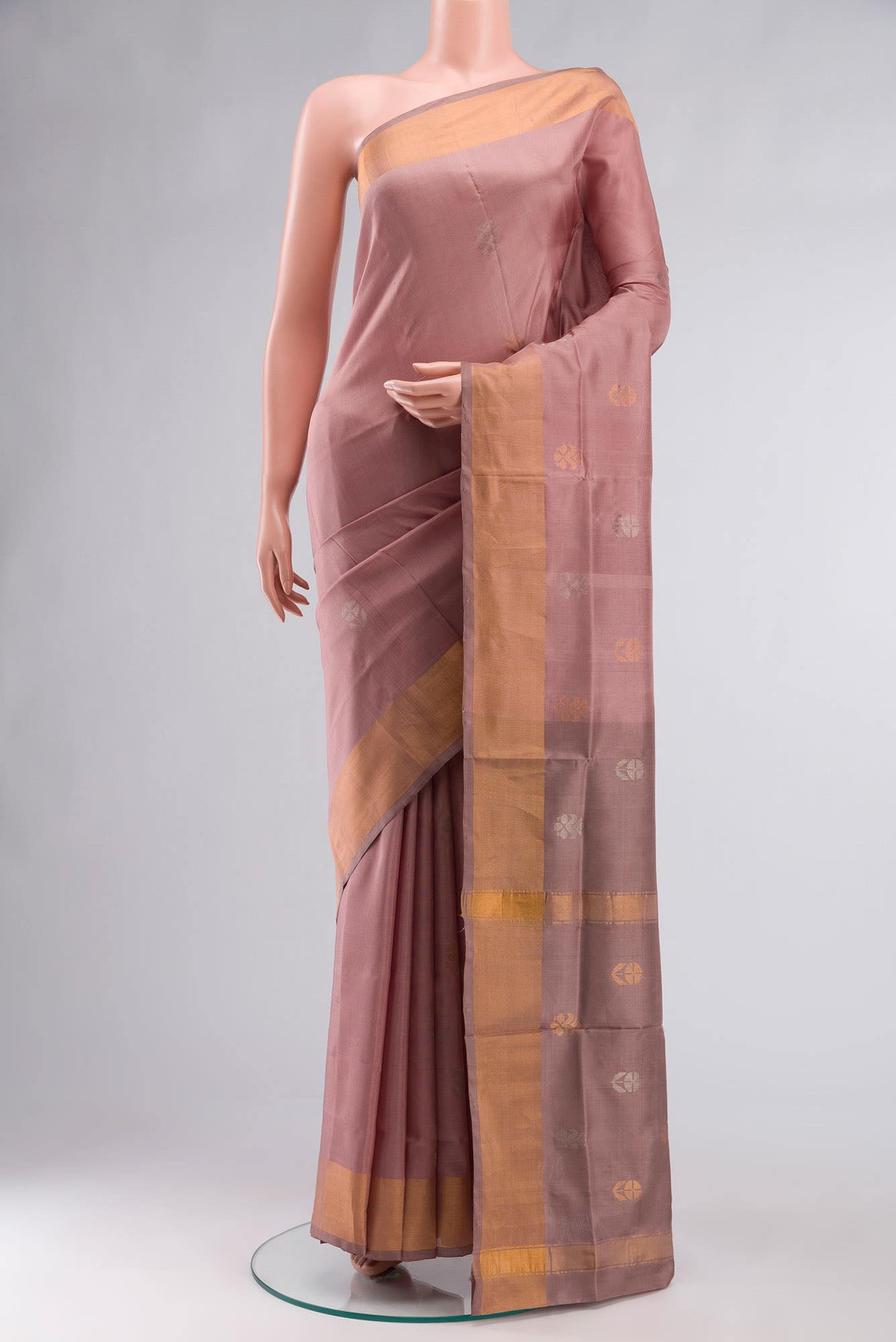 Mauve Uppada Silk Saree