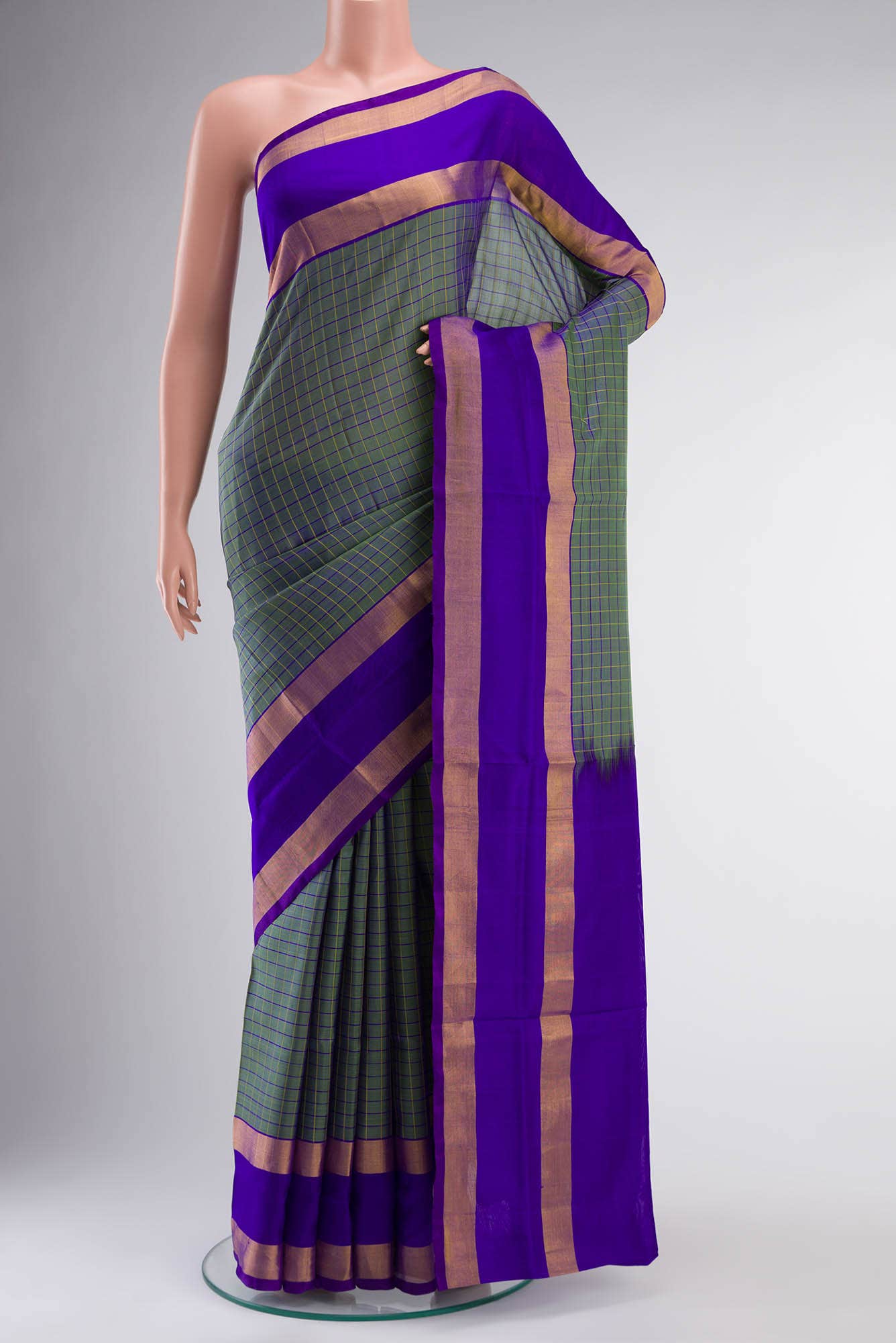 Blue Uppada Silk Saree