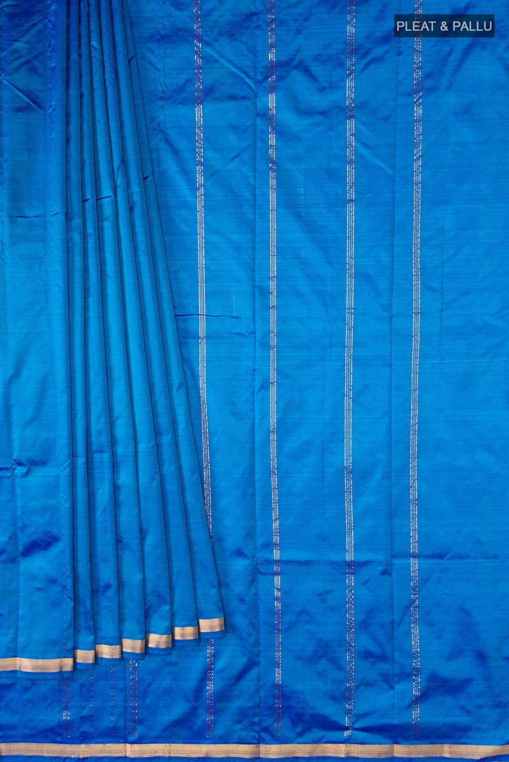 Blue Kanchipuram Silk Saree