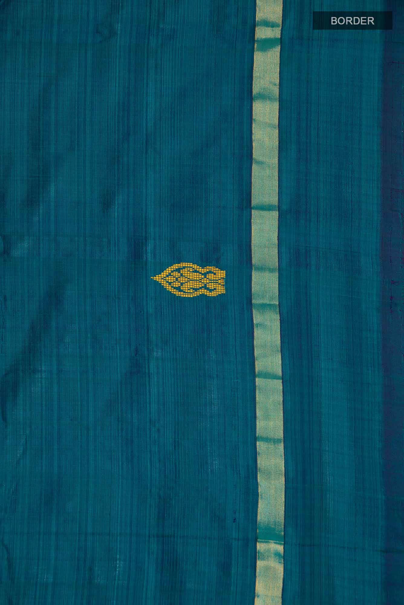 Blue Kanchipuram Silk Saree