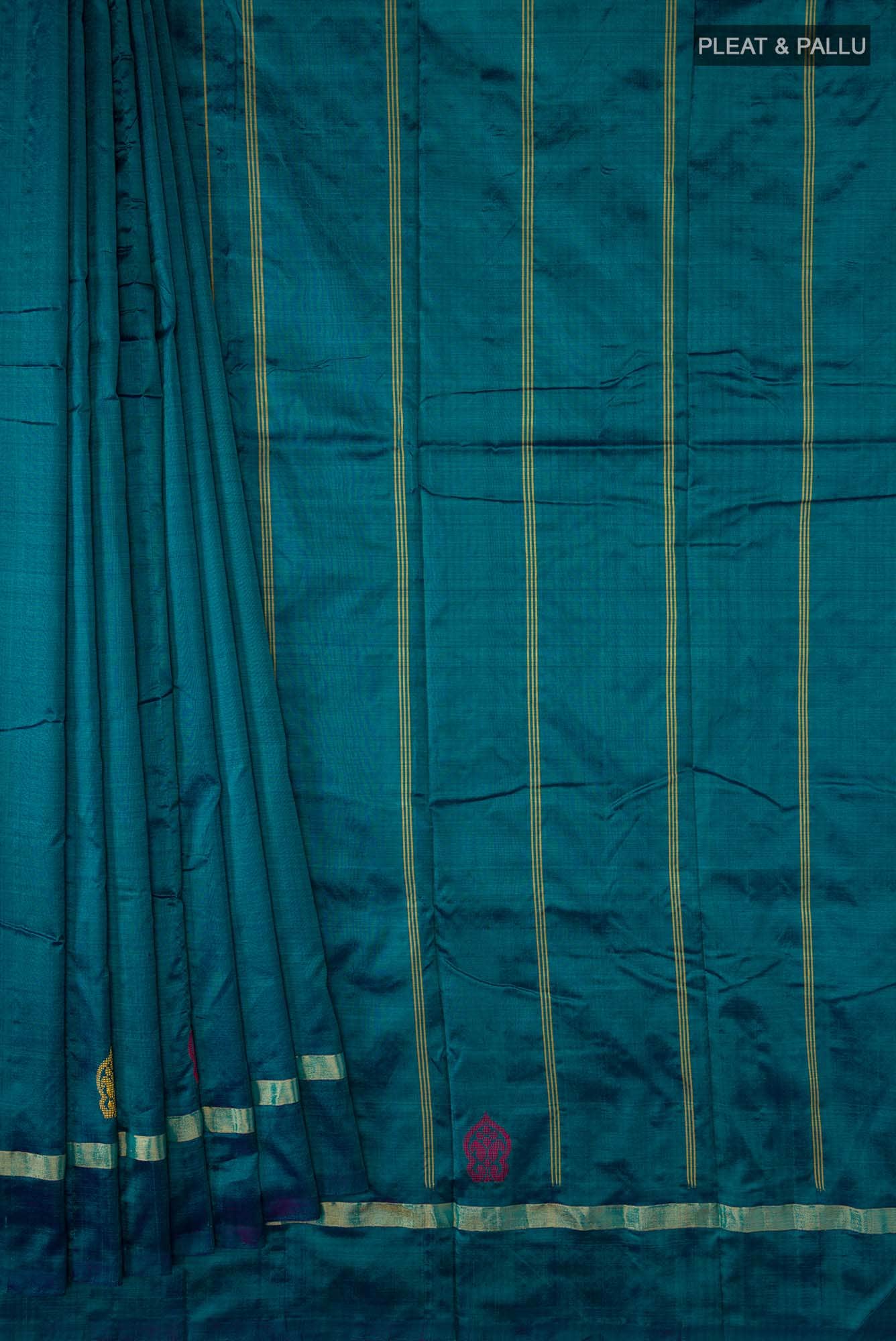 Blue Kanchipuram Silk Saree
