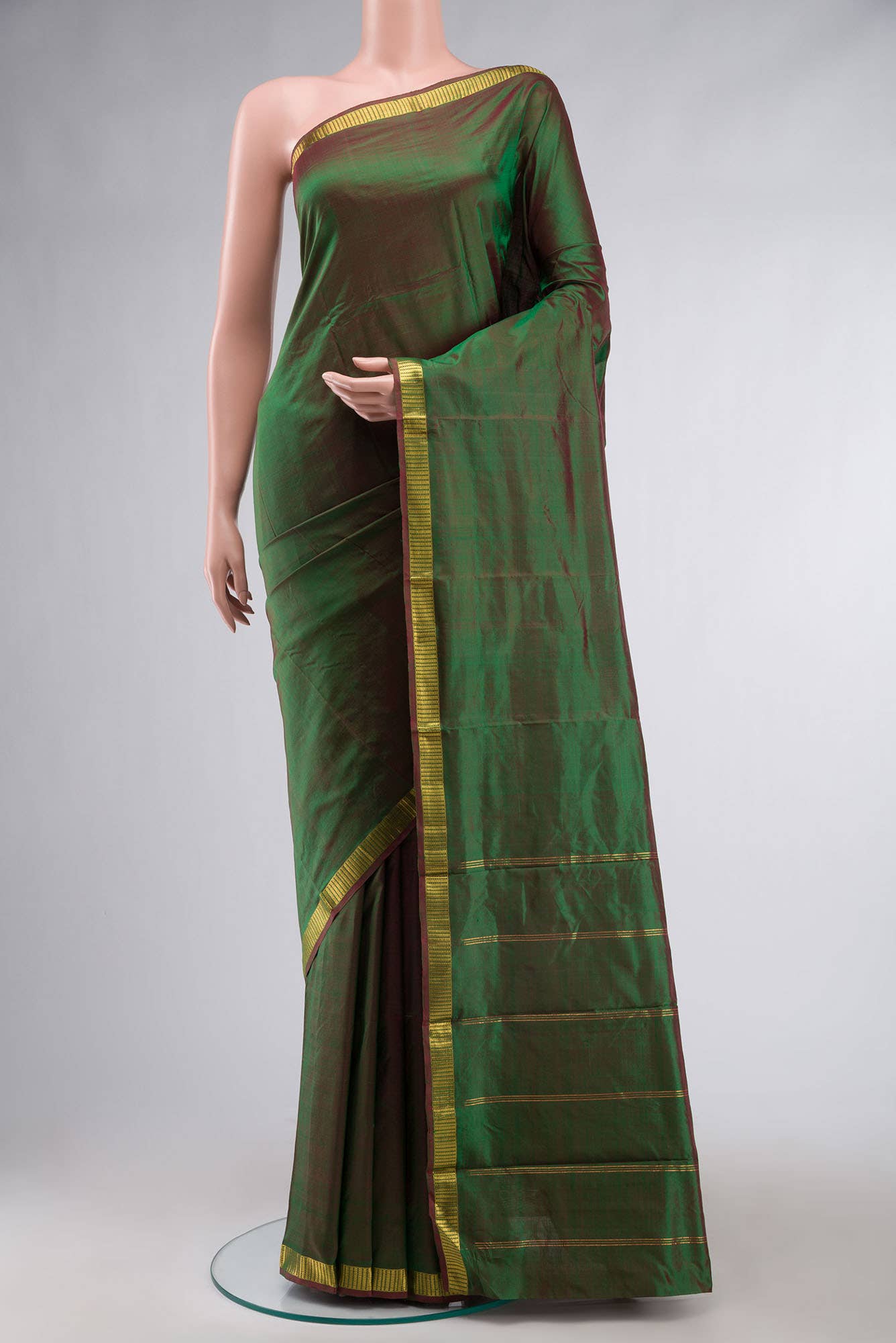Green Kanchipuram Silk Saree