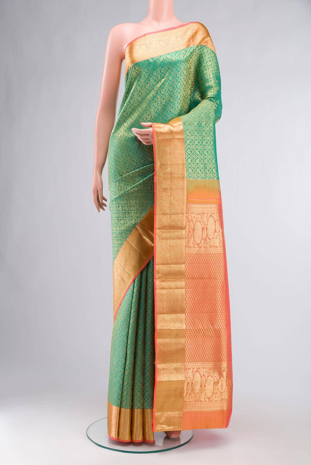 Green Kanchipuram Silk Saree