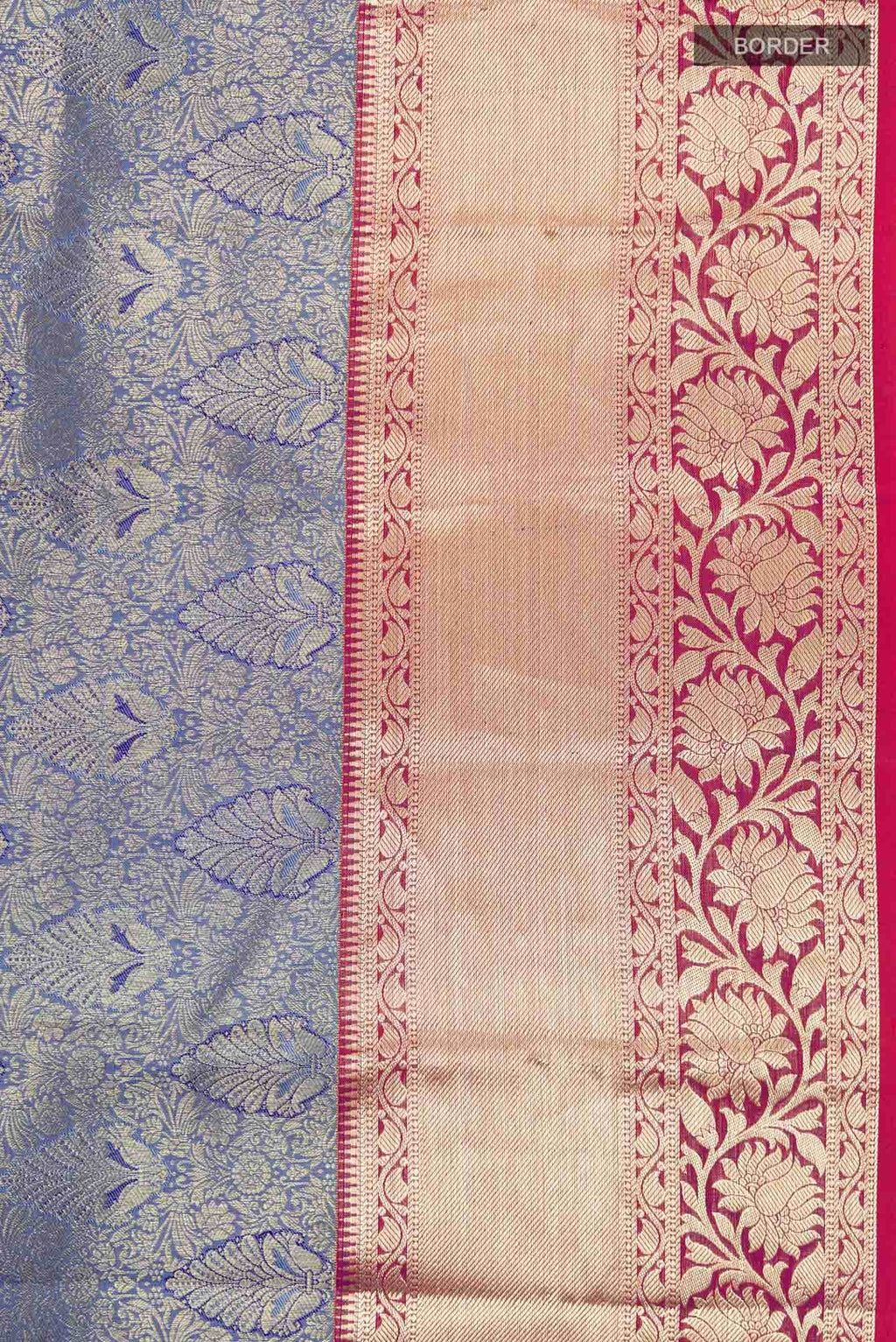 Blue Kanchipuram Silk Saree