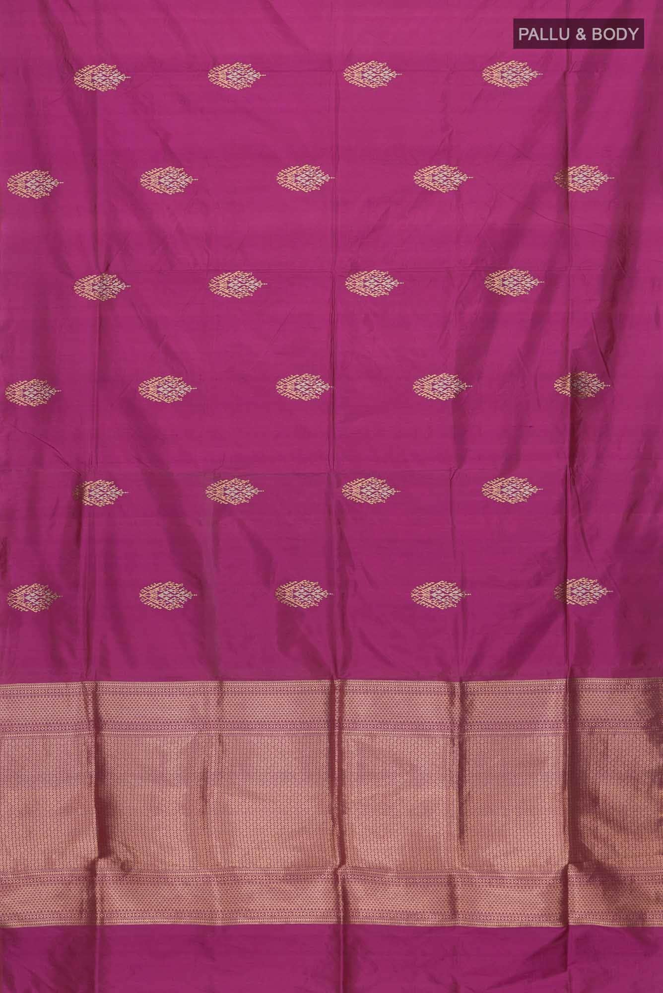 Pink Banarasi Katan Silk Saree
