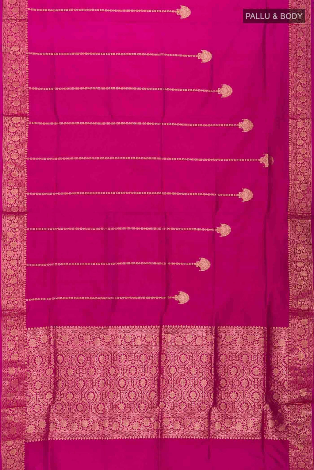 Pink Banarasi Katan Silk Saree