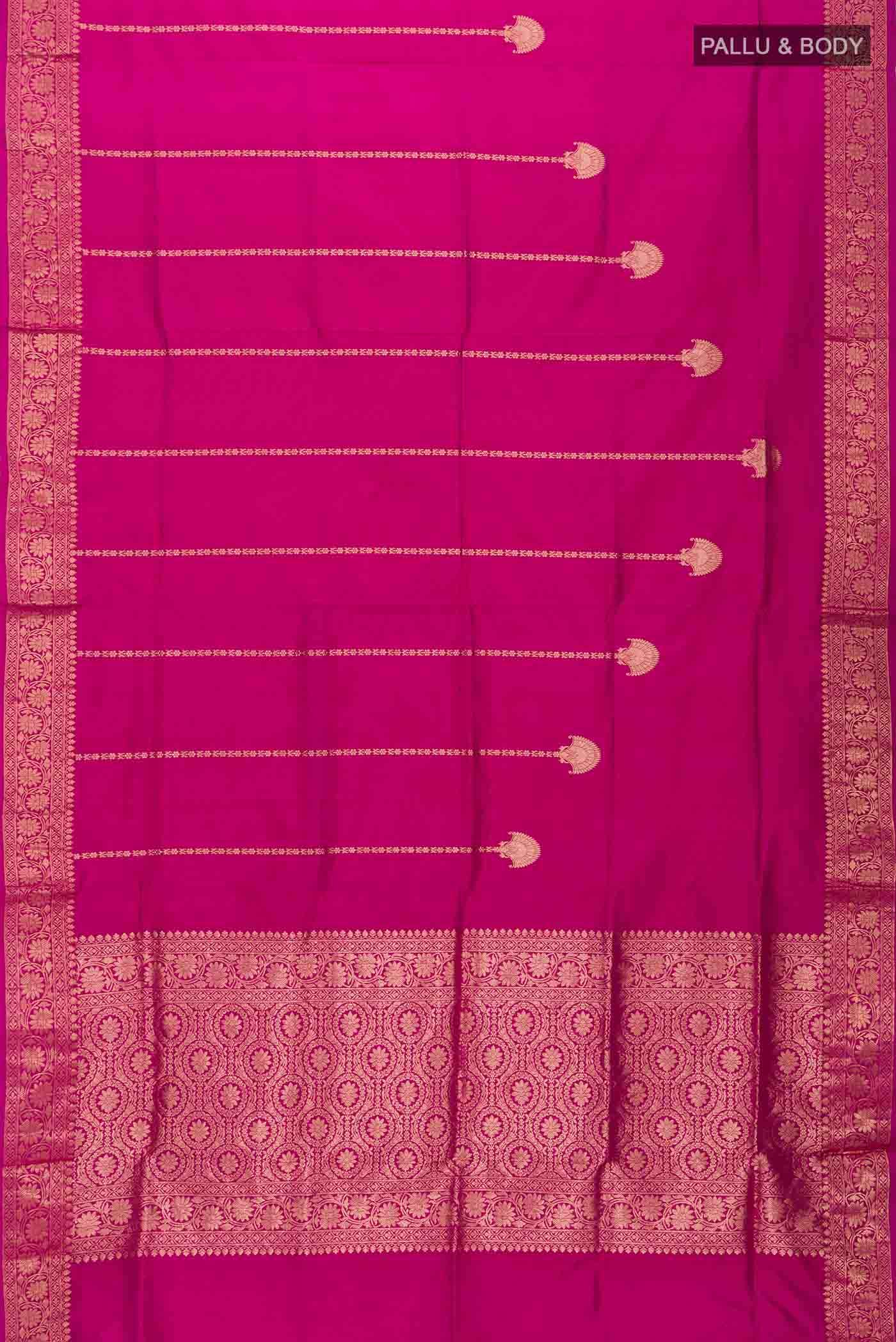 Pink Banarasi Katan Silk Saree