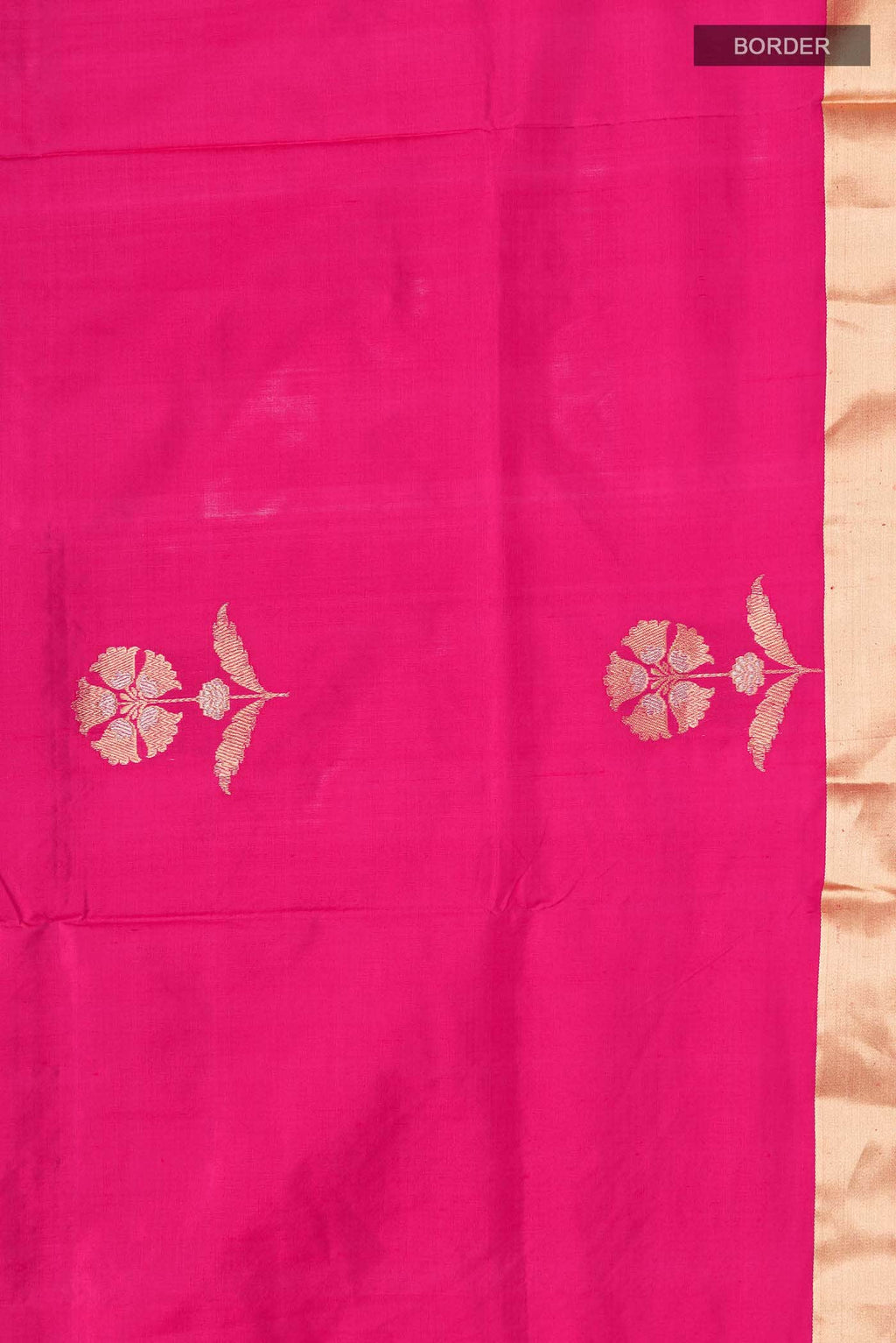 Pink Banarasi Katan Silk Saree