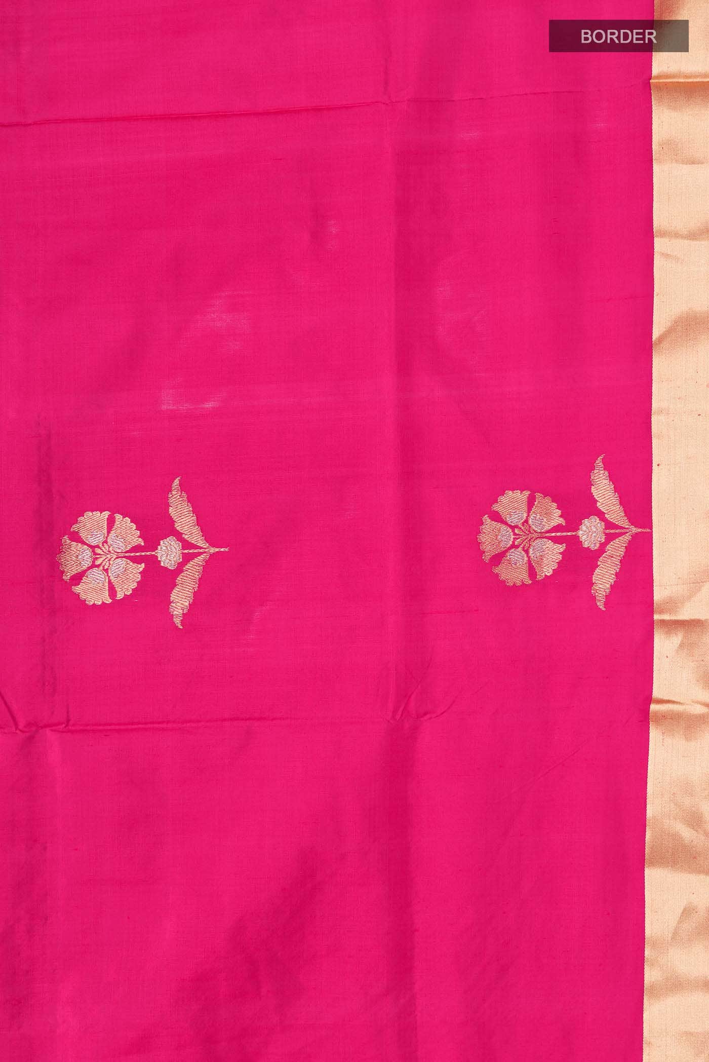 Pink Banarasi Katan Silk Saree