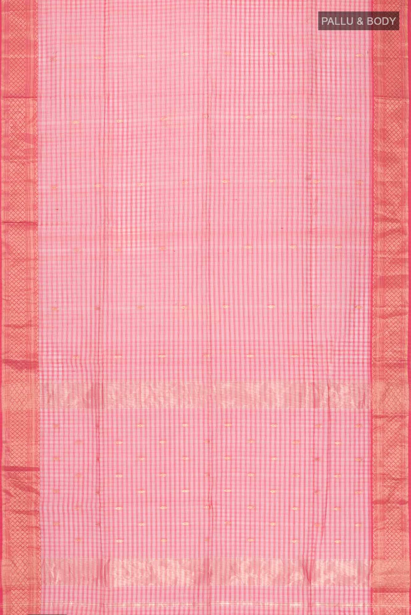 Red Maheshwari Silk Saree