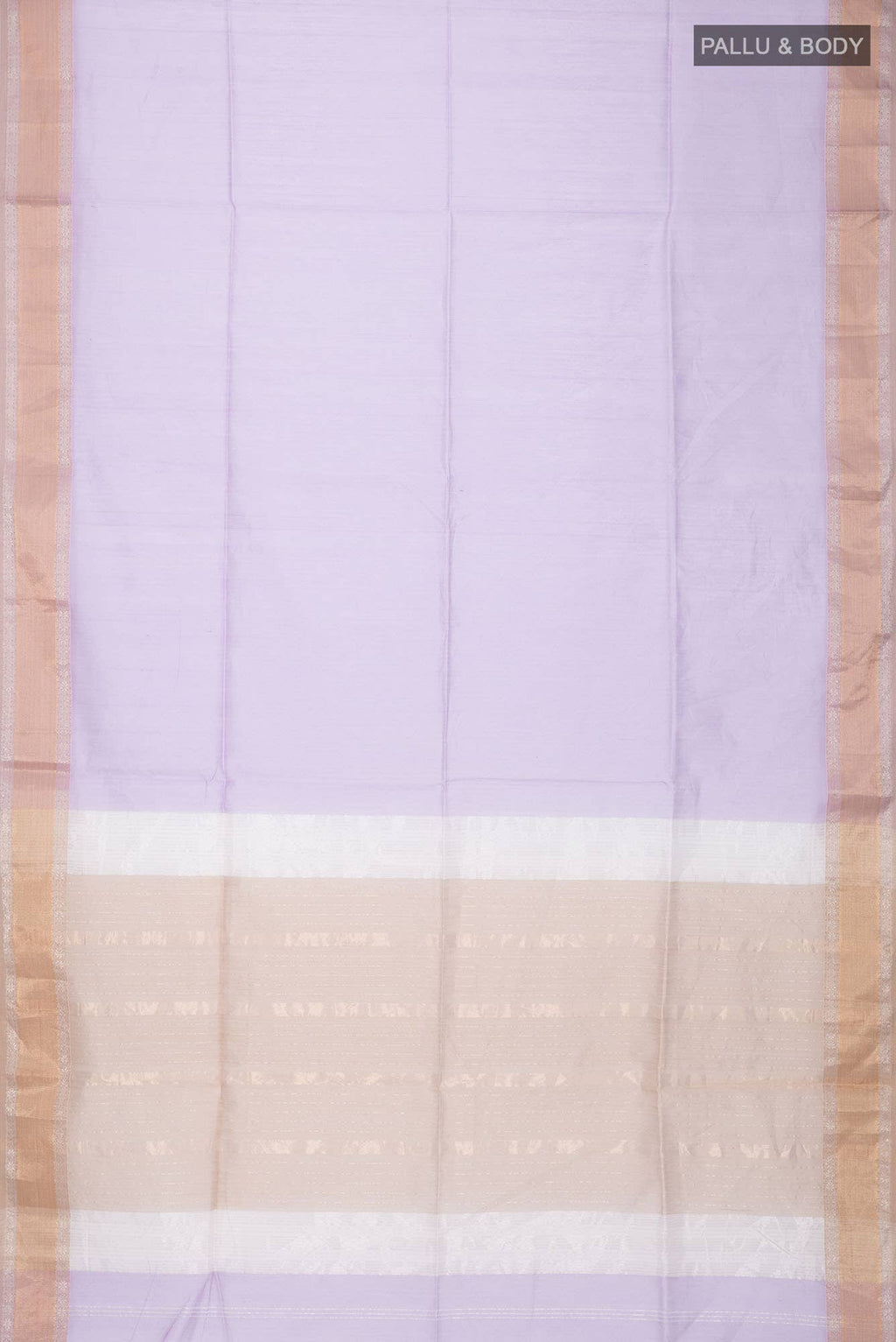 Lavender Maheshwari Silk Cotton Saree