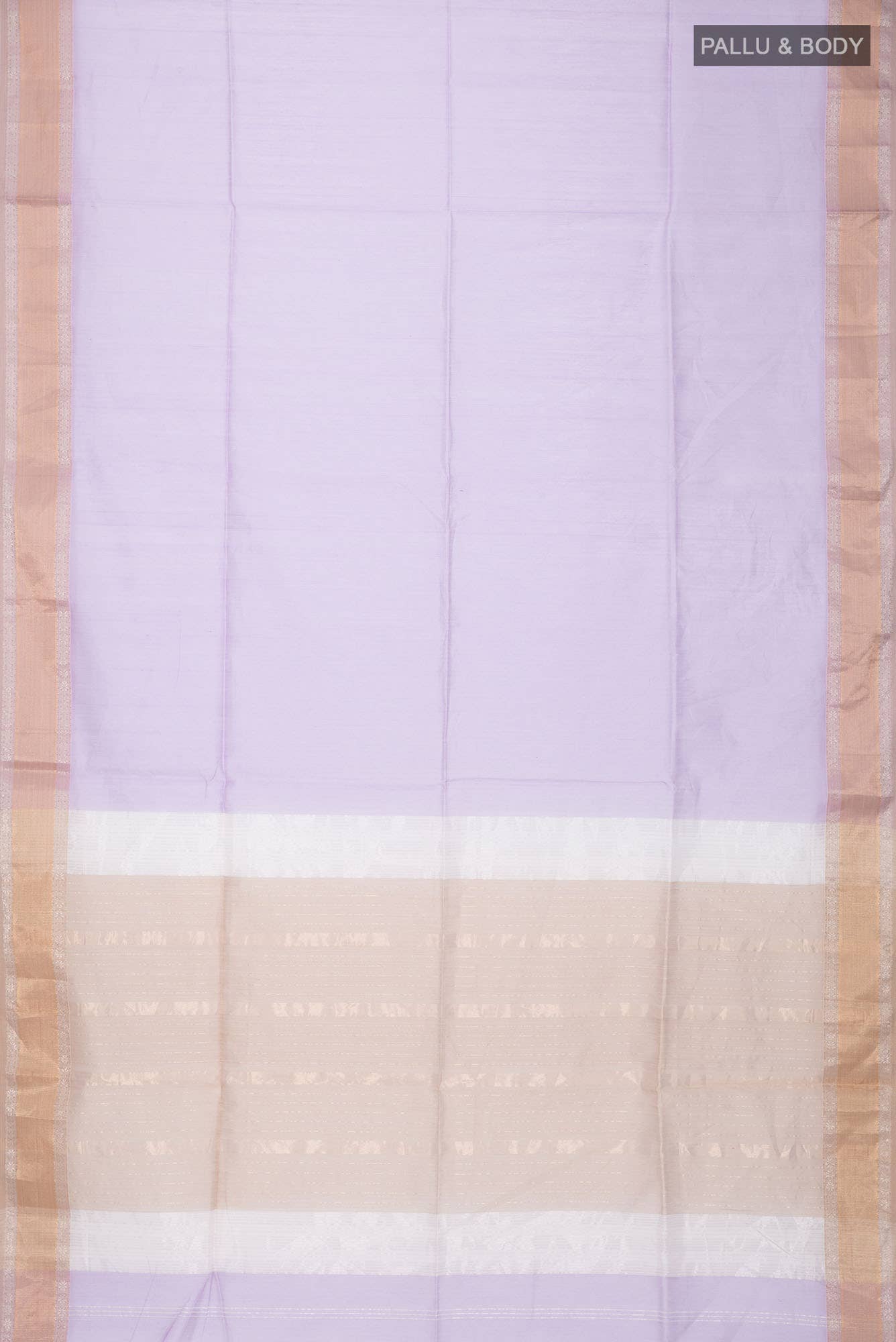 Lavender Maheshwari Silk Cotton Saree