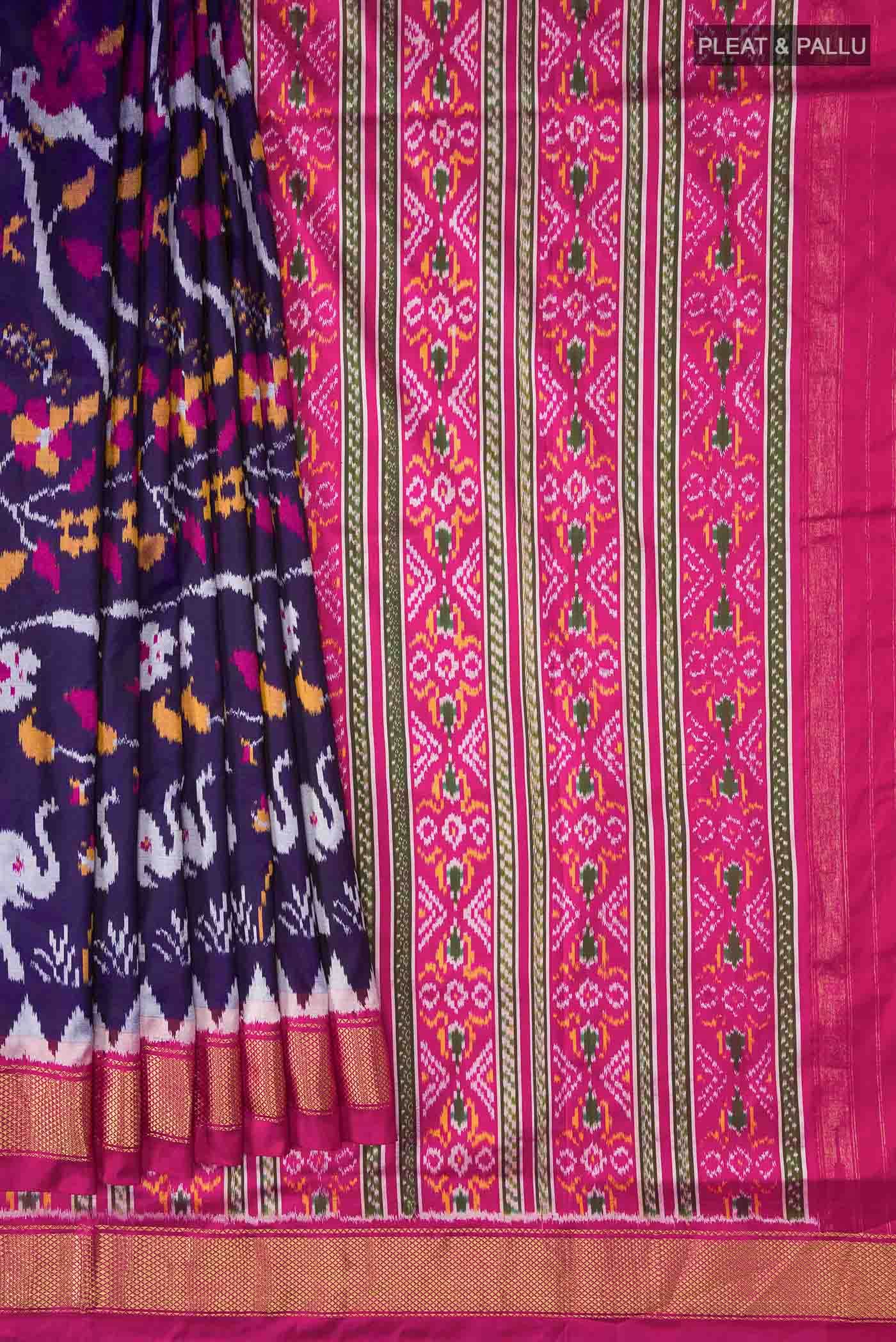 Blue Pochampally Silk Saree