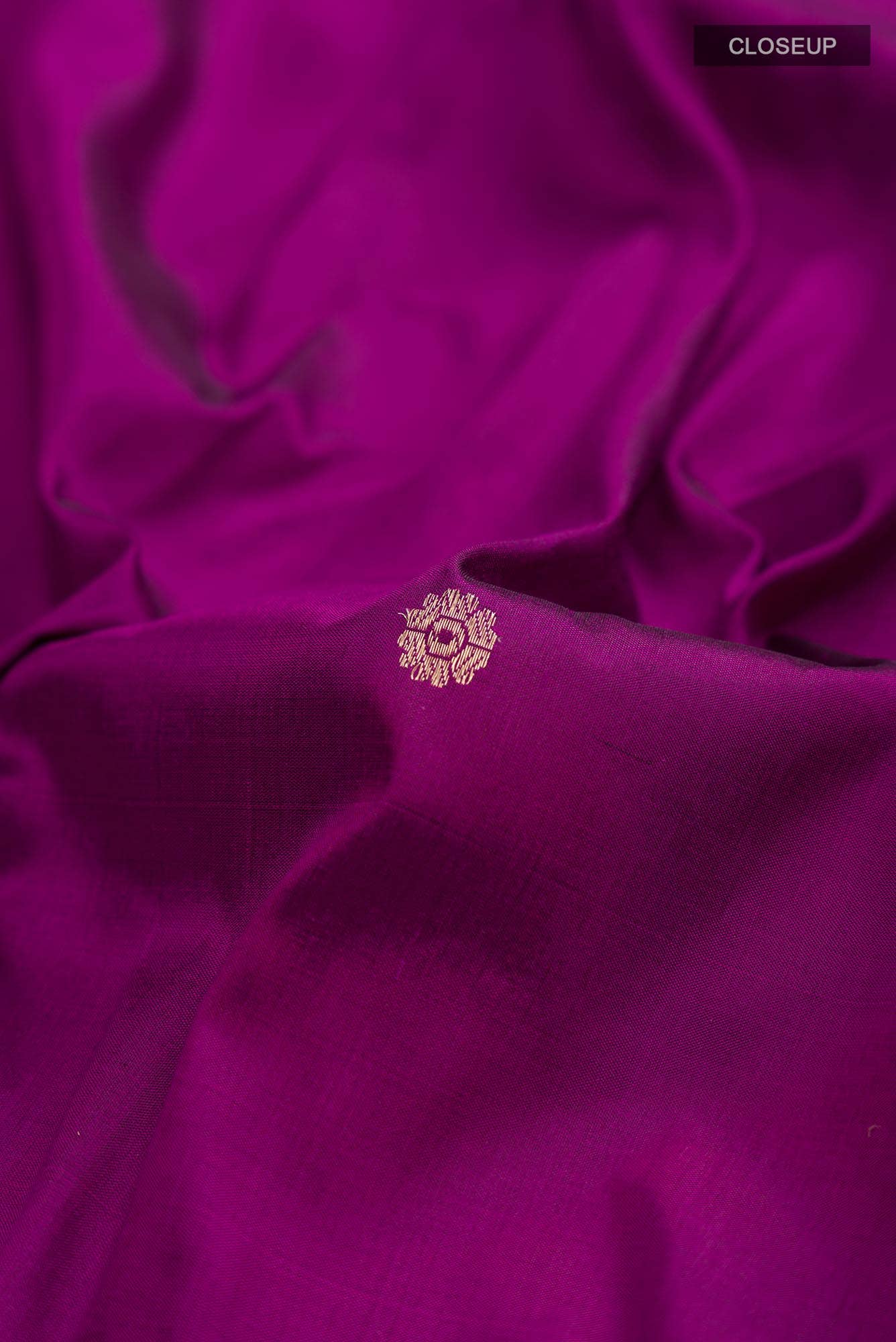 Purple Banarasi Katan Silk Saree