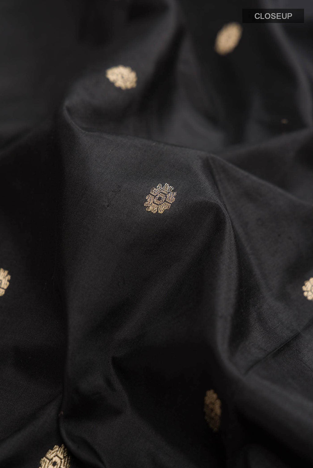 Black Banarasi Silk Saree