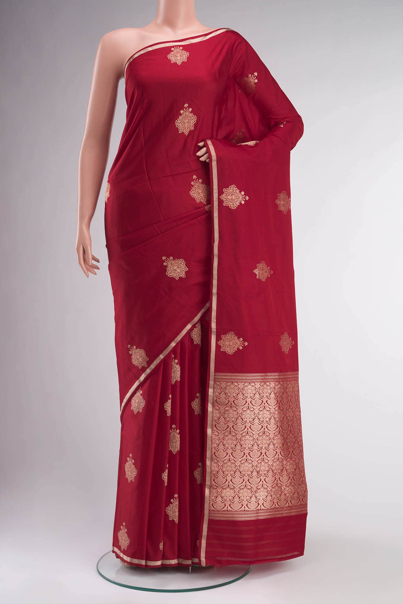 Red Banarasi Silk Saree