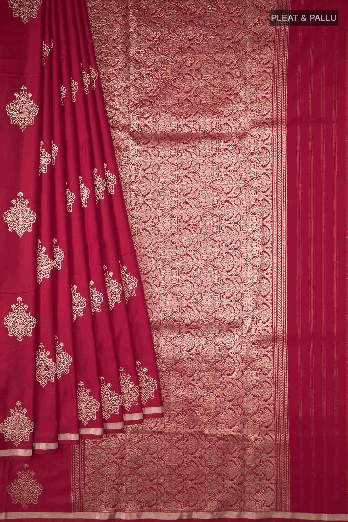 Red Banarasi Silk Saree