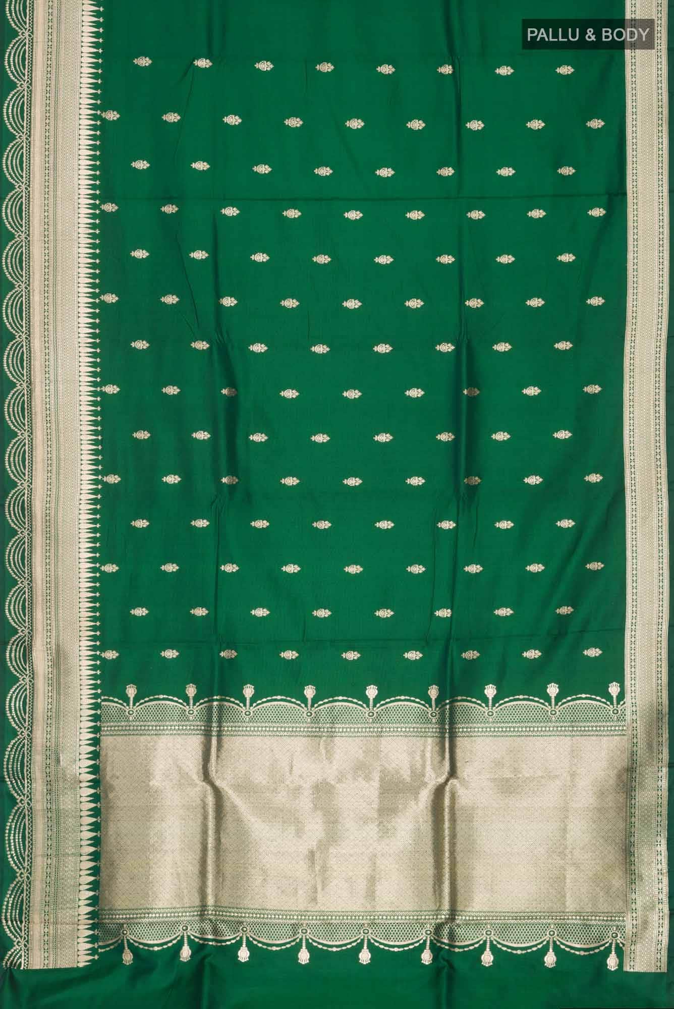 Green Banarasi Silk Saree
