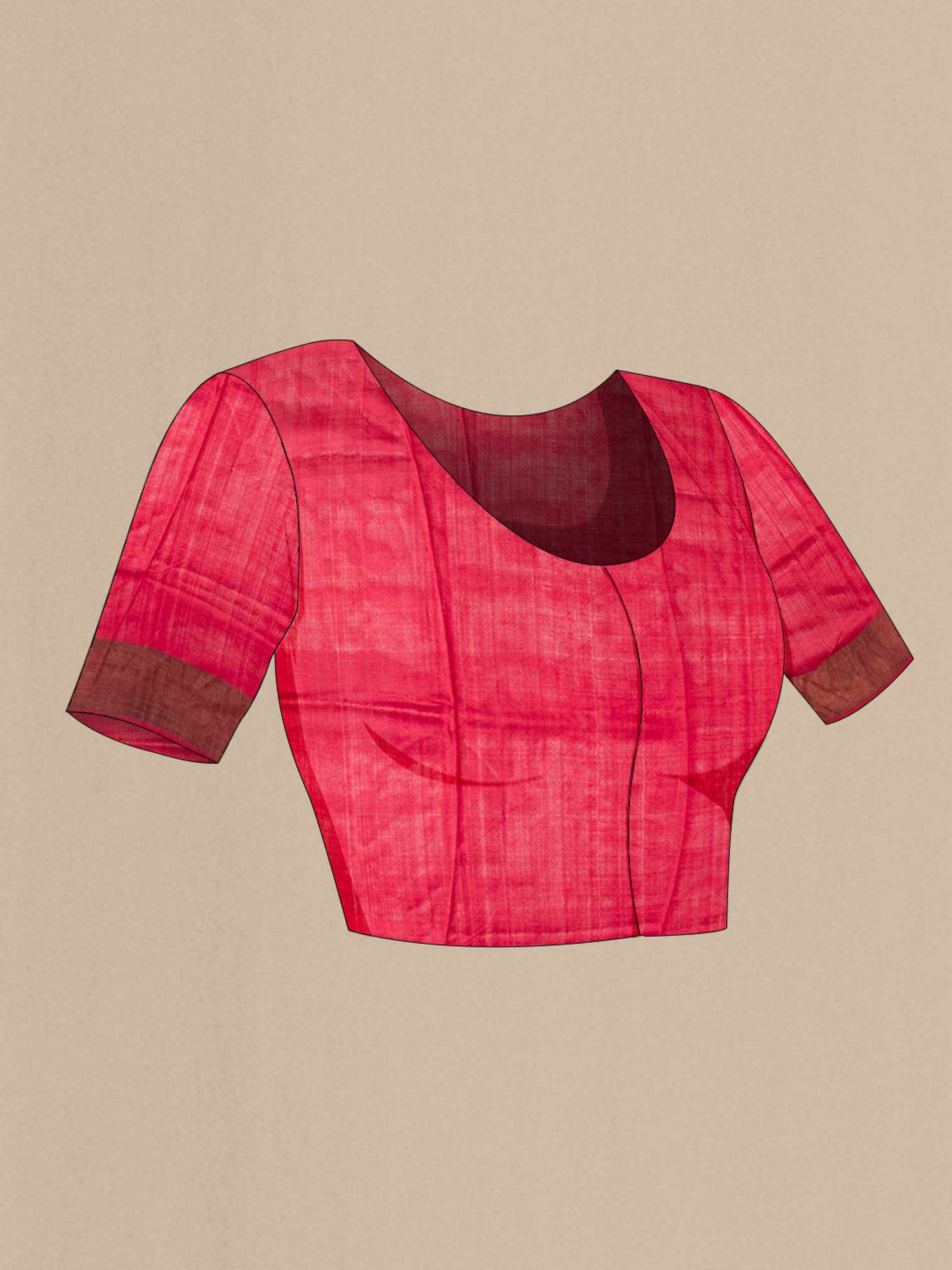 Multi Bhagalpuri Tussar Silk Saree